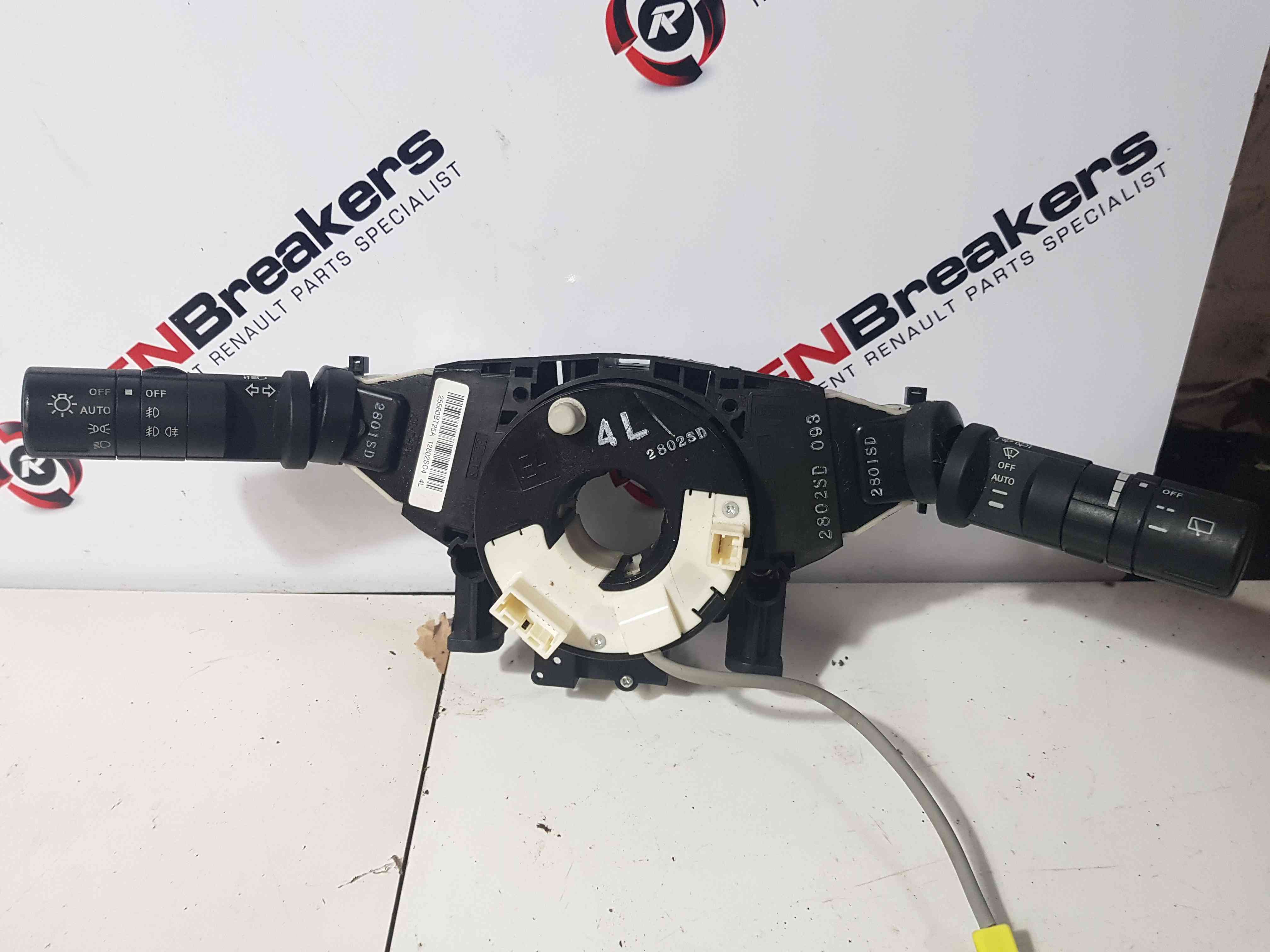 Thumb 6 Nissan Qashqai 2006-2013 Steering Airbag Squib Clock Spring + Stalks 25560BT25A