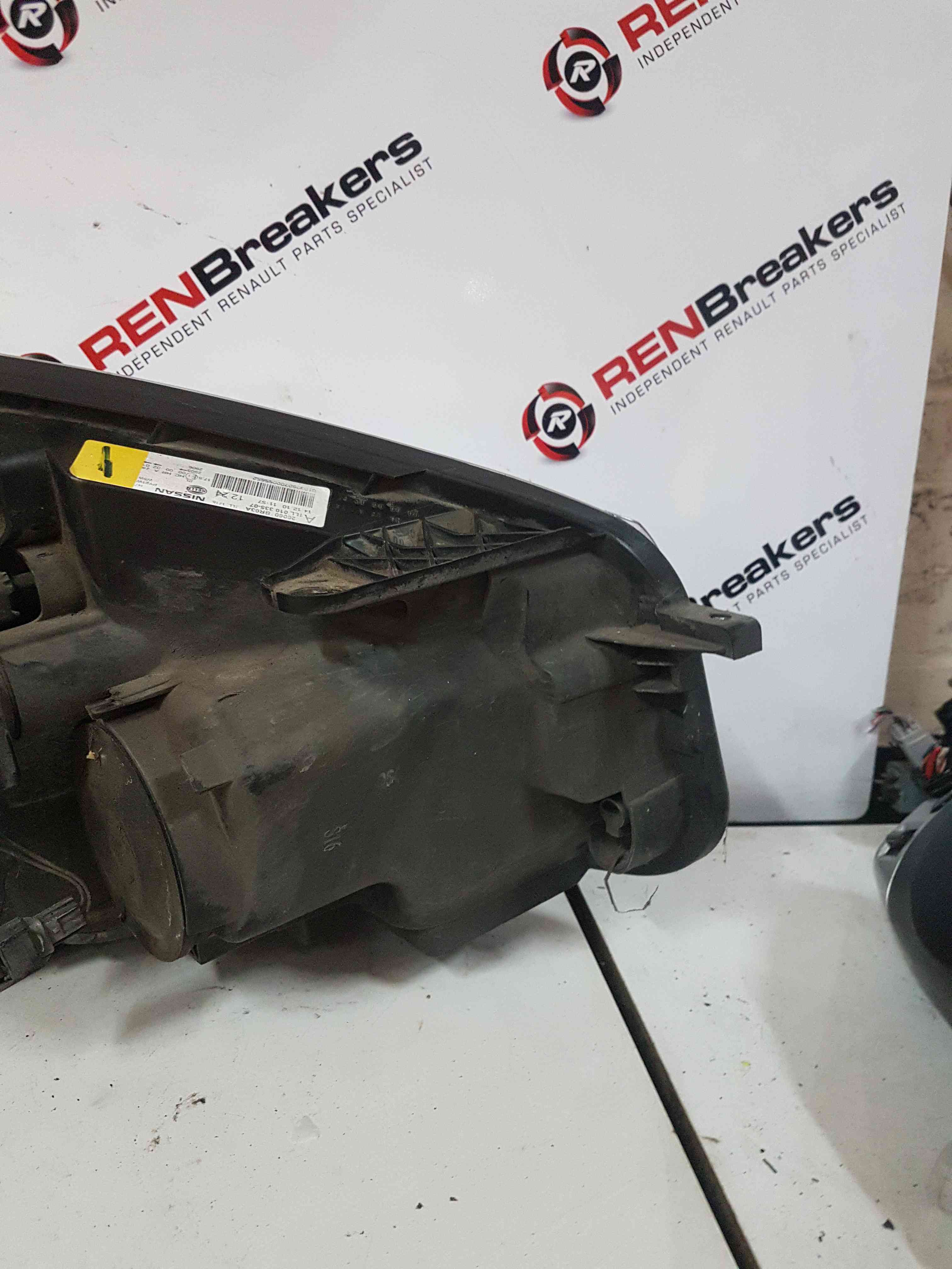 Thumb 9 Nissan Qashqai 2010-2013 Passenger NSF Front Headlight 26060Br03a