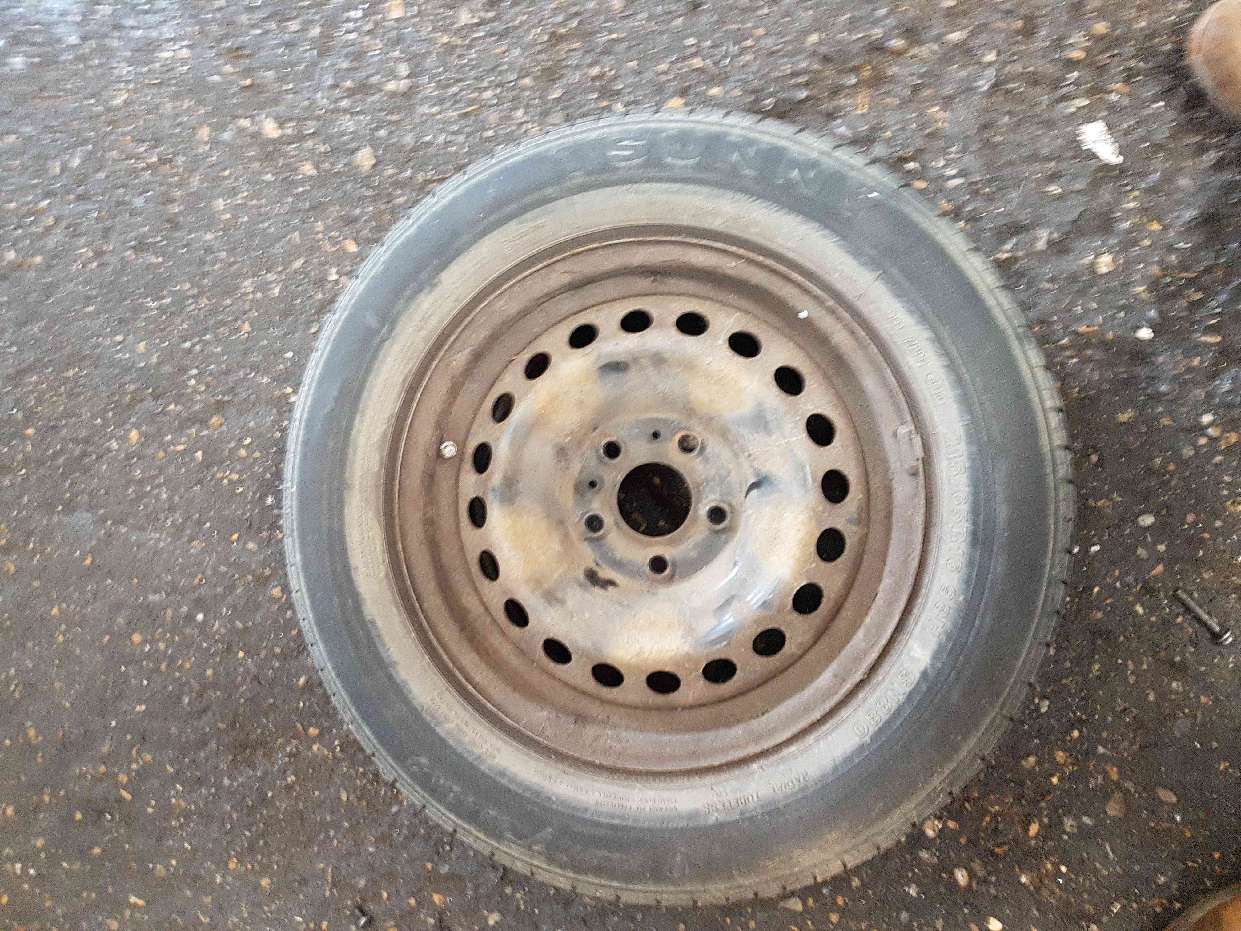Nissan Qashqai 2013-2017  STEEL WHEEL 16 inch need new tyer 3mm  4/5