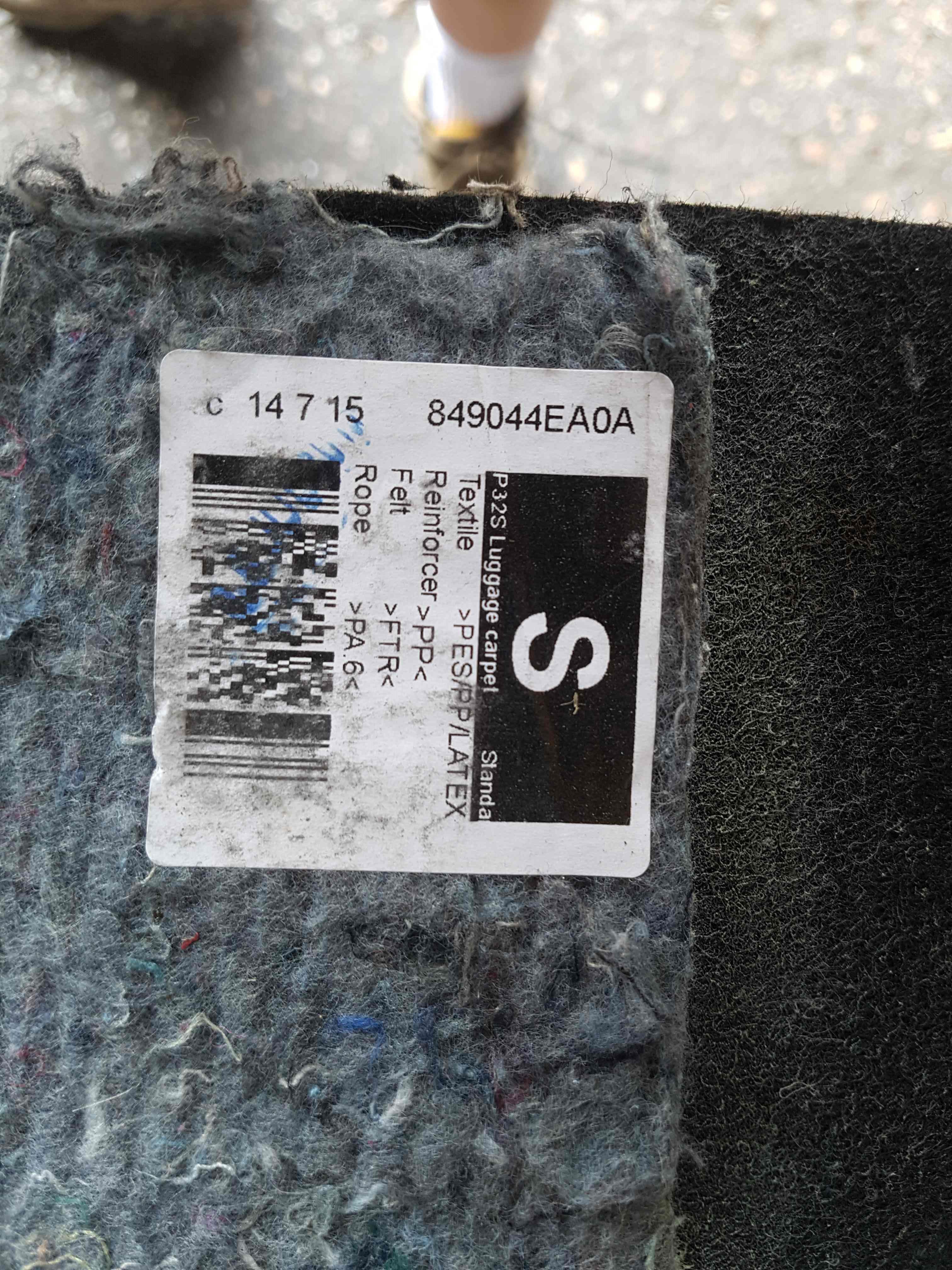 Thumb 5 Nissan Qashqai 2013-2017 Boot Carpet MAT 849044Ea0a