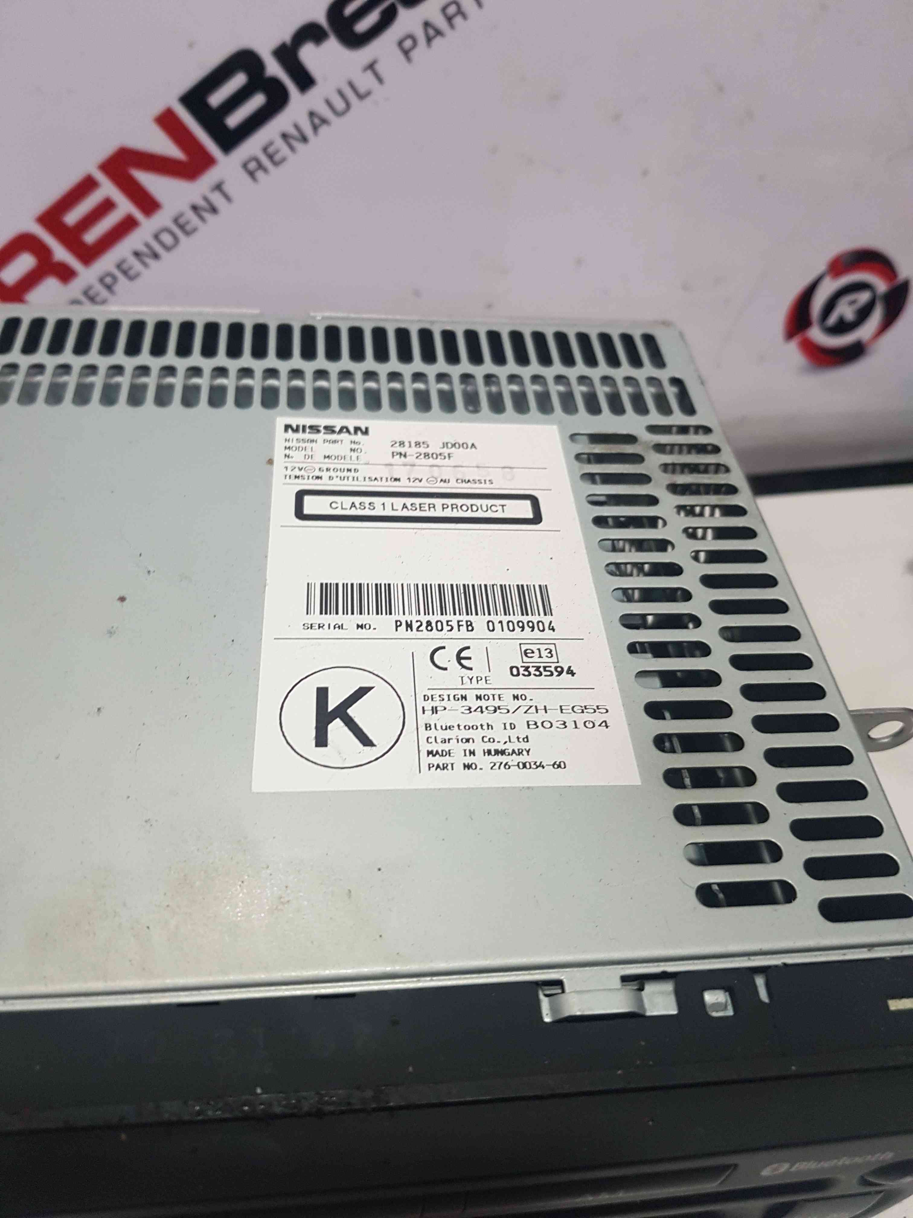 Thumb 3 Nissan Qashqai 2013-2017 Cd Player Radio Media  28185Jd00a Nocode