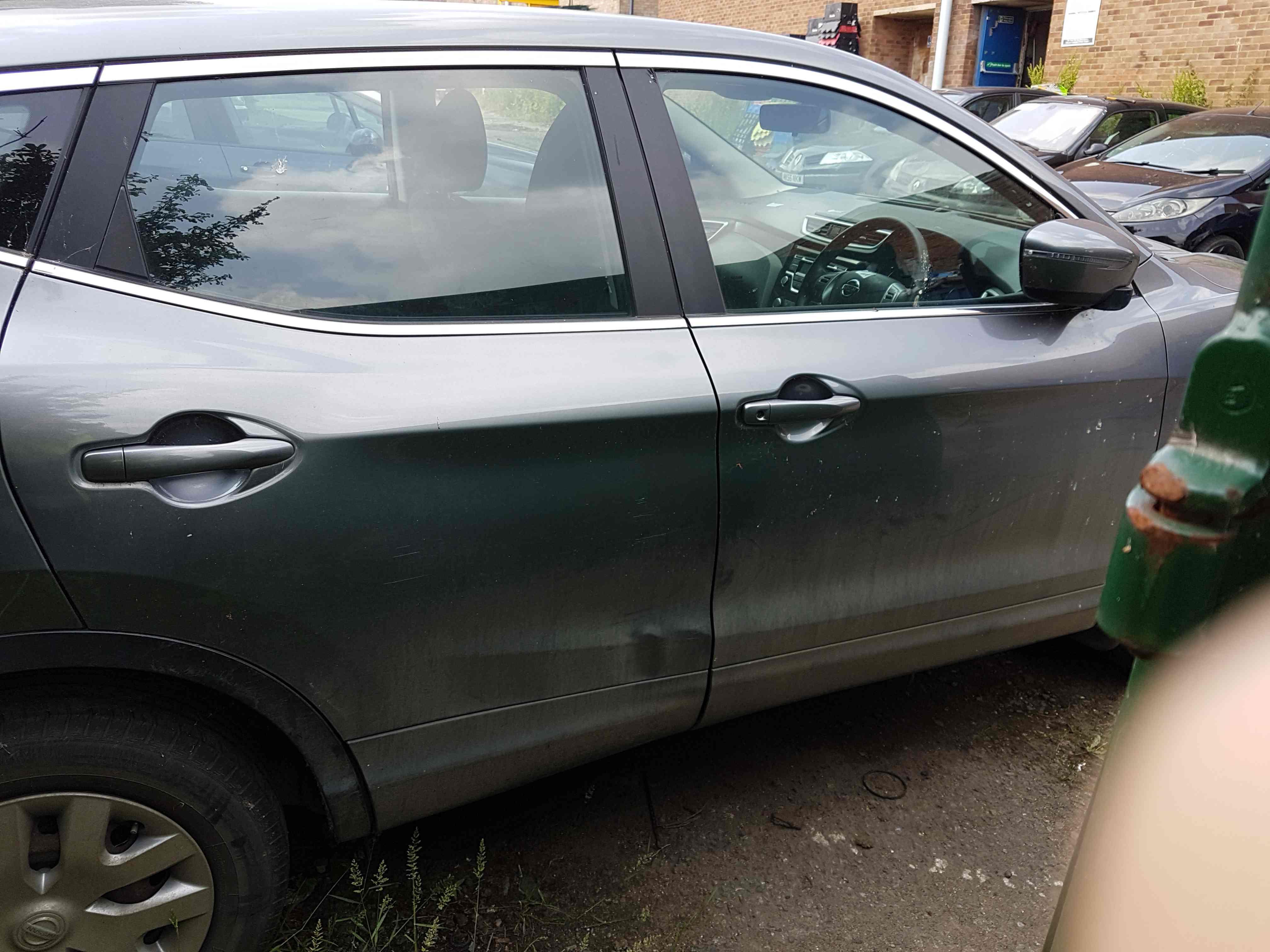 Nissan Qashqai 2013-2017 OSF Door Passenger Front KAD Grey
