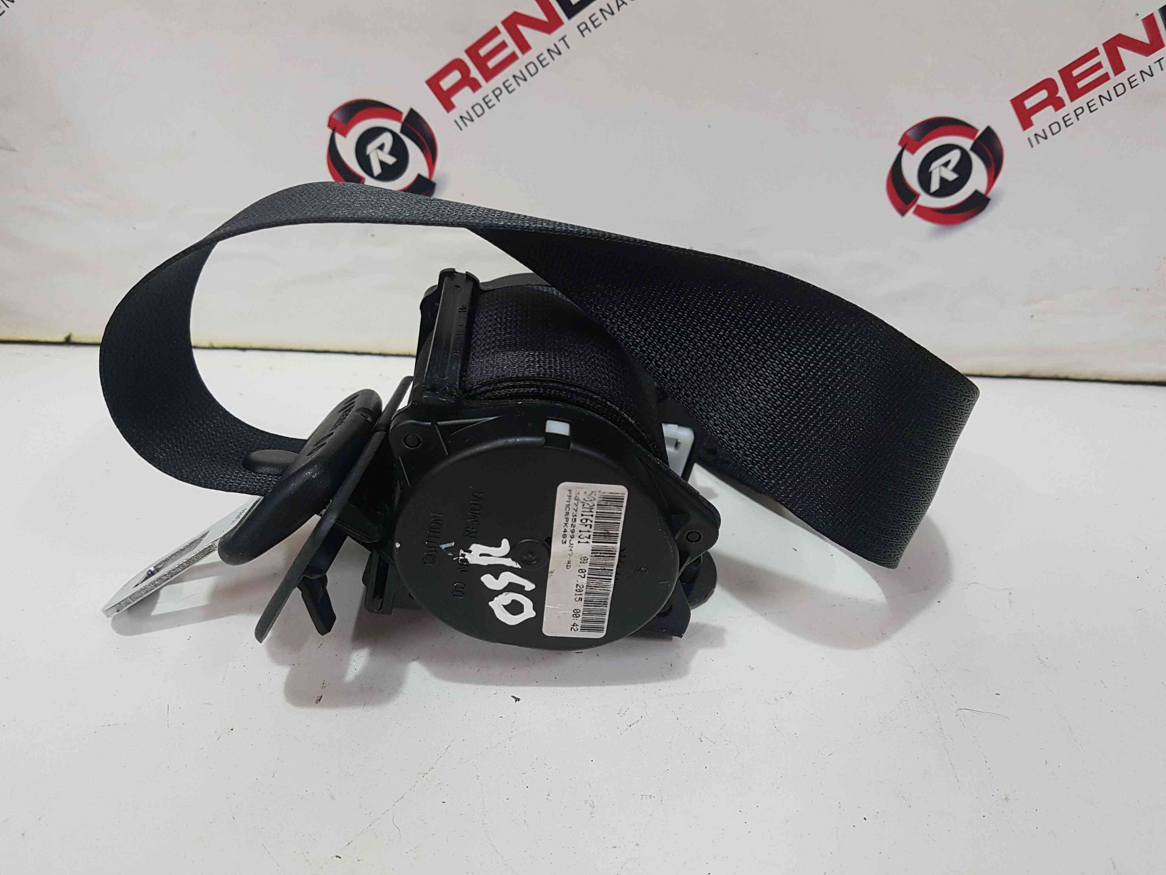 Thumb 4 Nissan Qashqai 2013-2017 OSR Drivers Rear Seat Belt