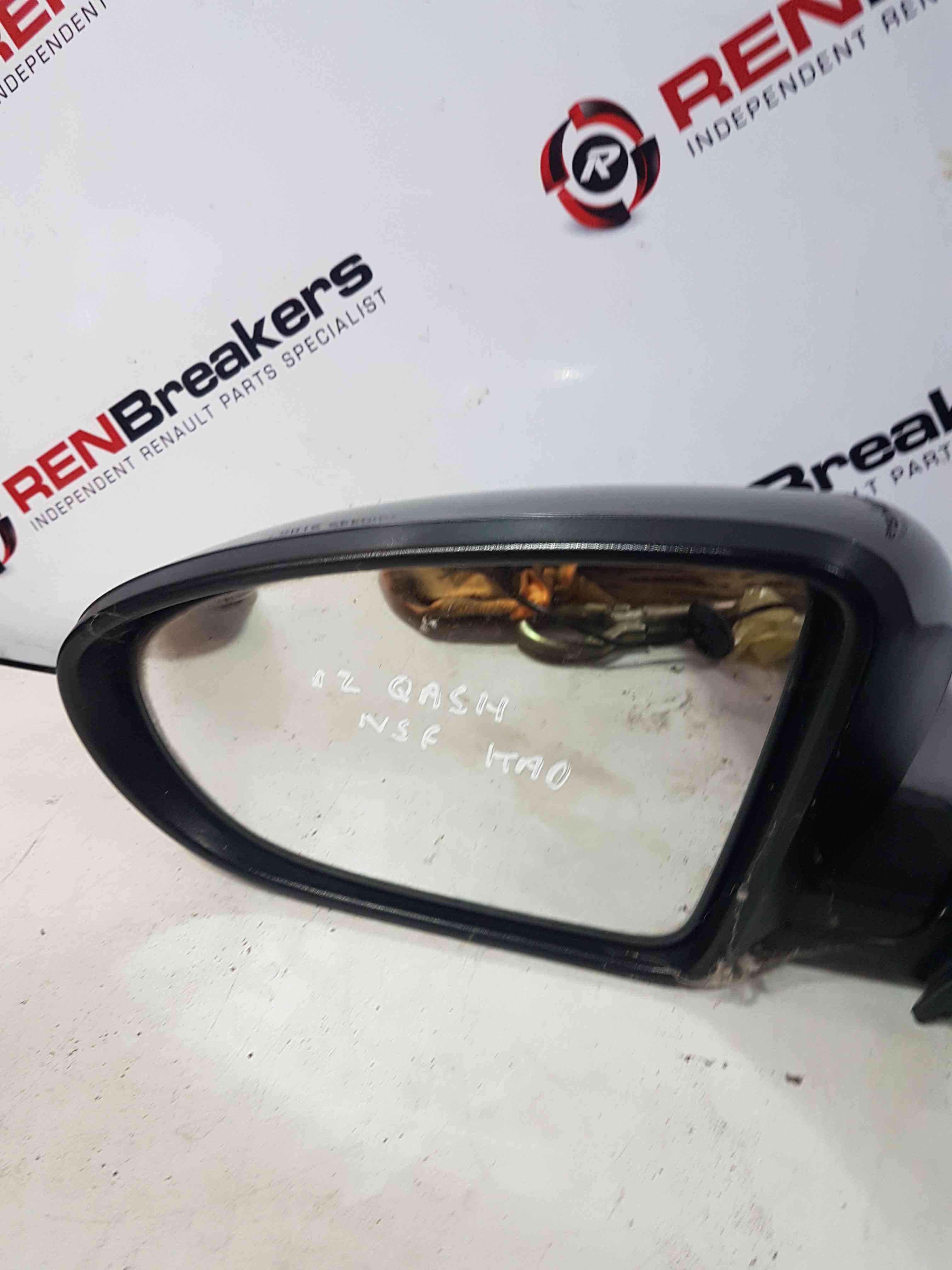 Thumb 7 Nissan Qashqai 2013-2017 Passenger NSF Door Mirror KAD Grey Camera