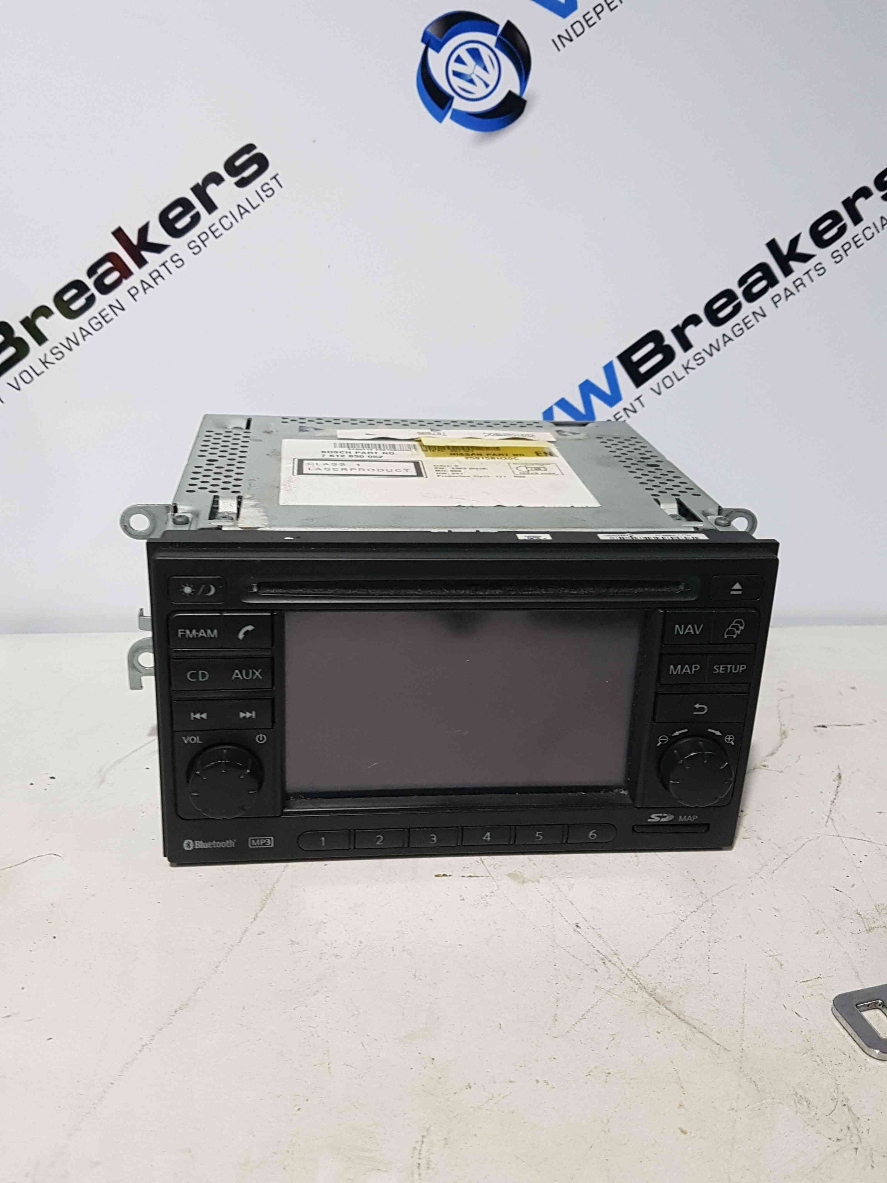 Thumb 2 Nissan Qashqai 2013-2017 SAT Nav Radio Cd Player Head Unit 25915Bh20c + card