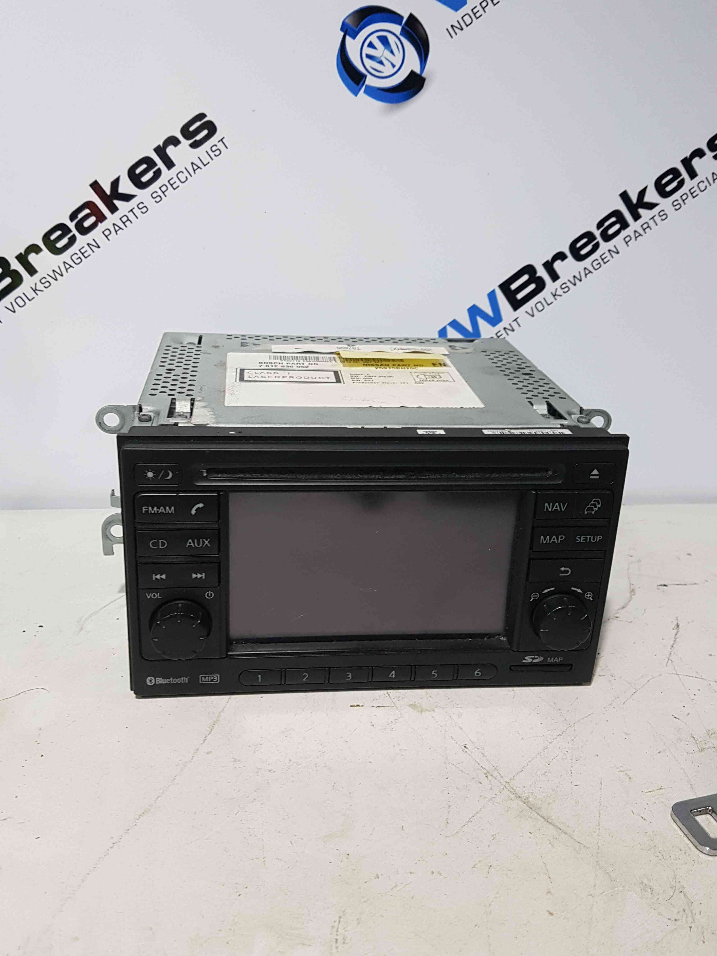 Thumb 8 Nissan Qashqai 2013-2017 SAT Nav Radio Cd Player Head Unit 25915Bh20c + card