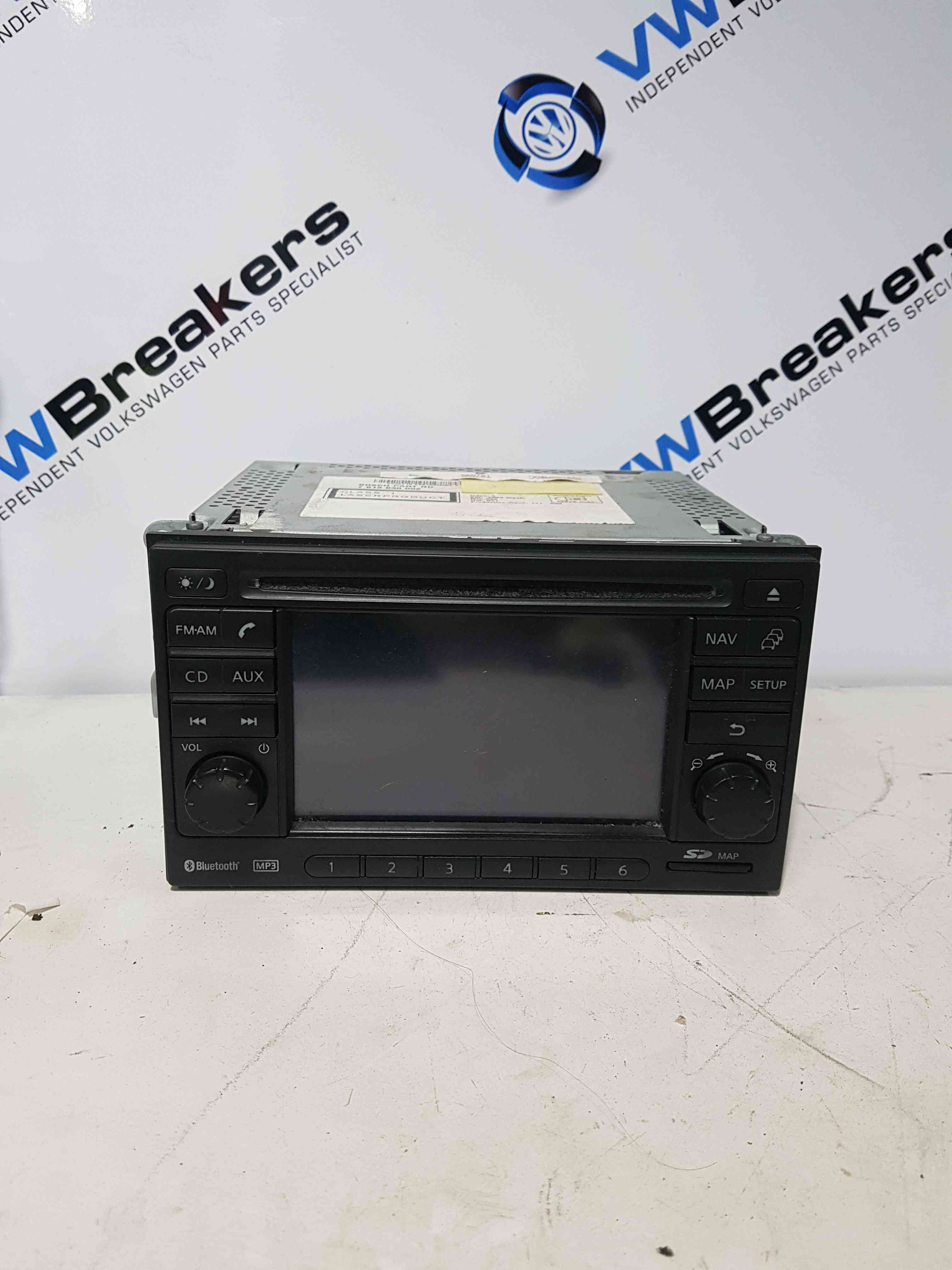 Thumb 5 Nissan Qashqai 2013-2017 SAT Nav Radio Cd Player Head Unit WITH CODE 25915Bh20c