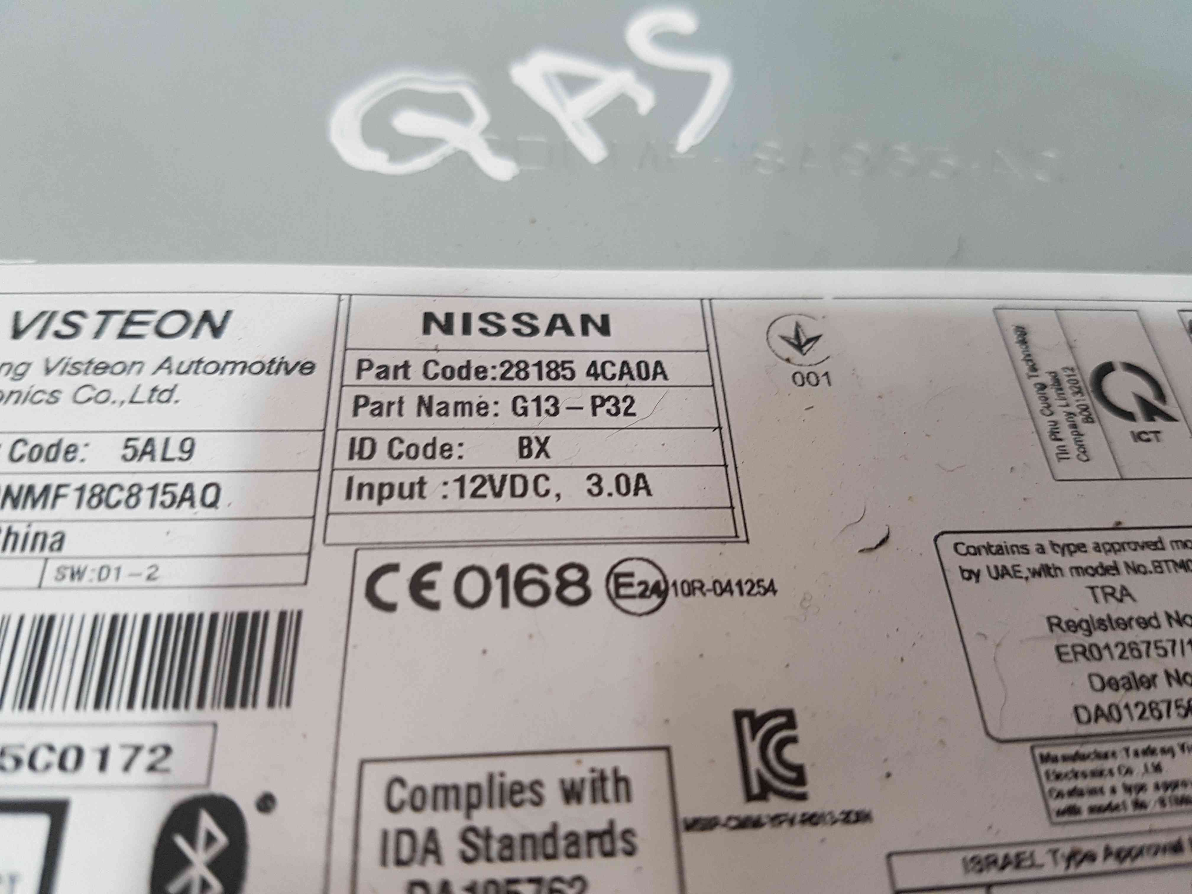 Thumb 6 Nissan Qashqai 2013-2017 Cd Player Radio Media 281854CA0A