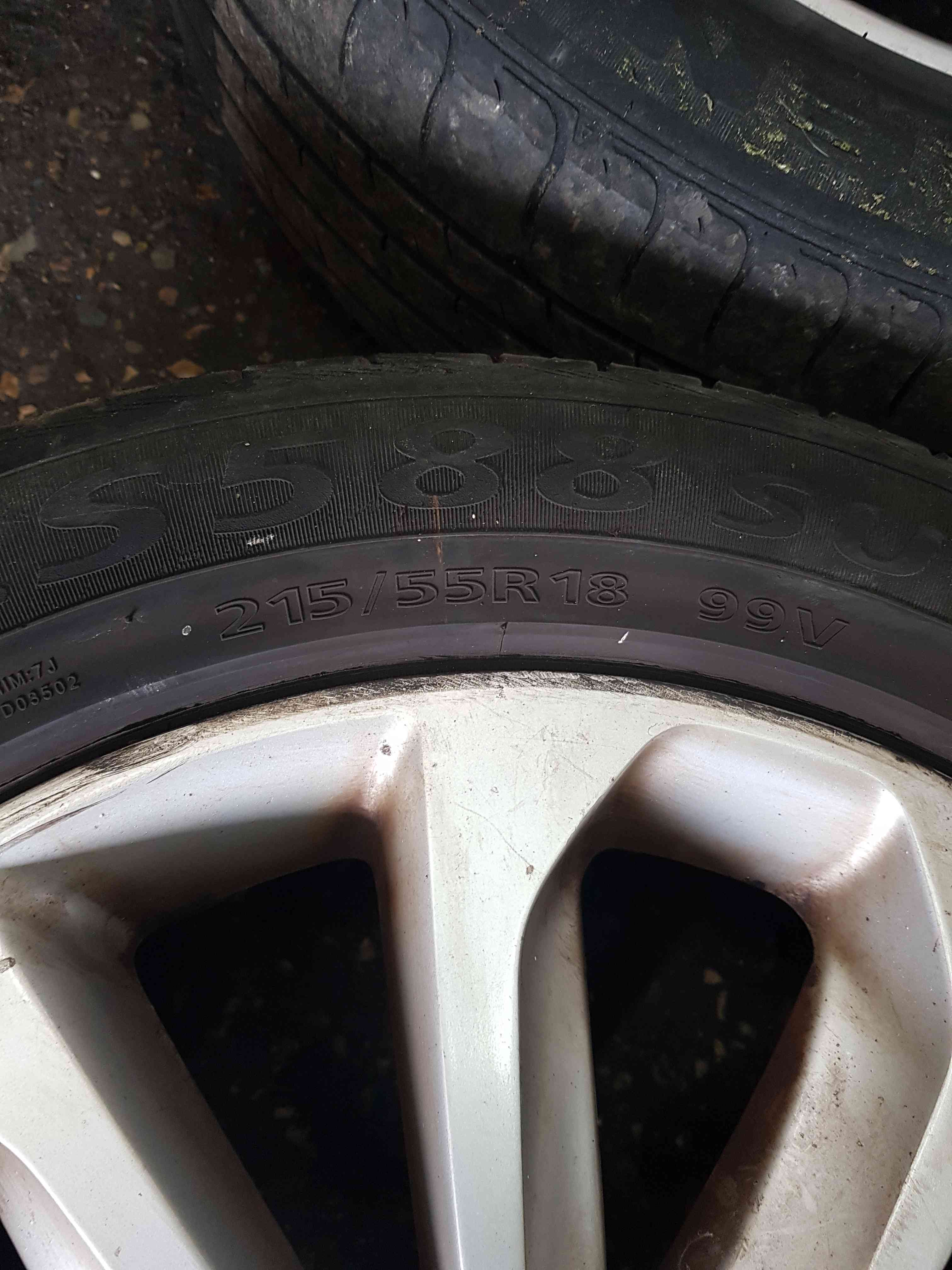 Thumb 5 Nissan Qashqai MK1 2006-2013 Alloy Wheel Tyre 215 55 18  18Inch 4/5