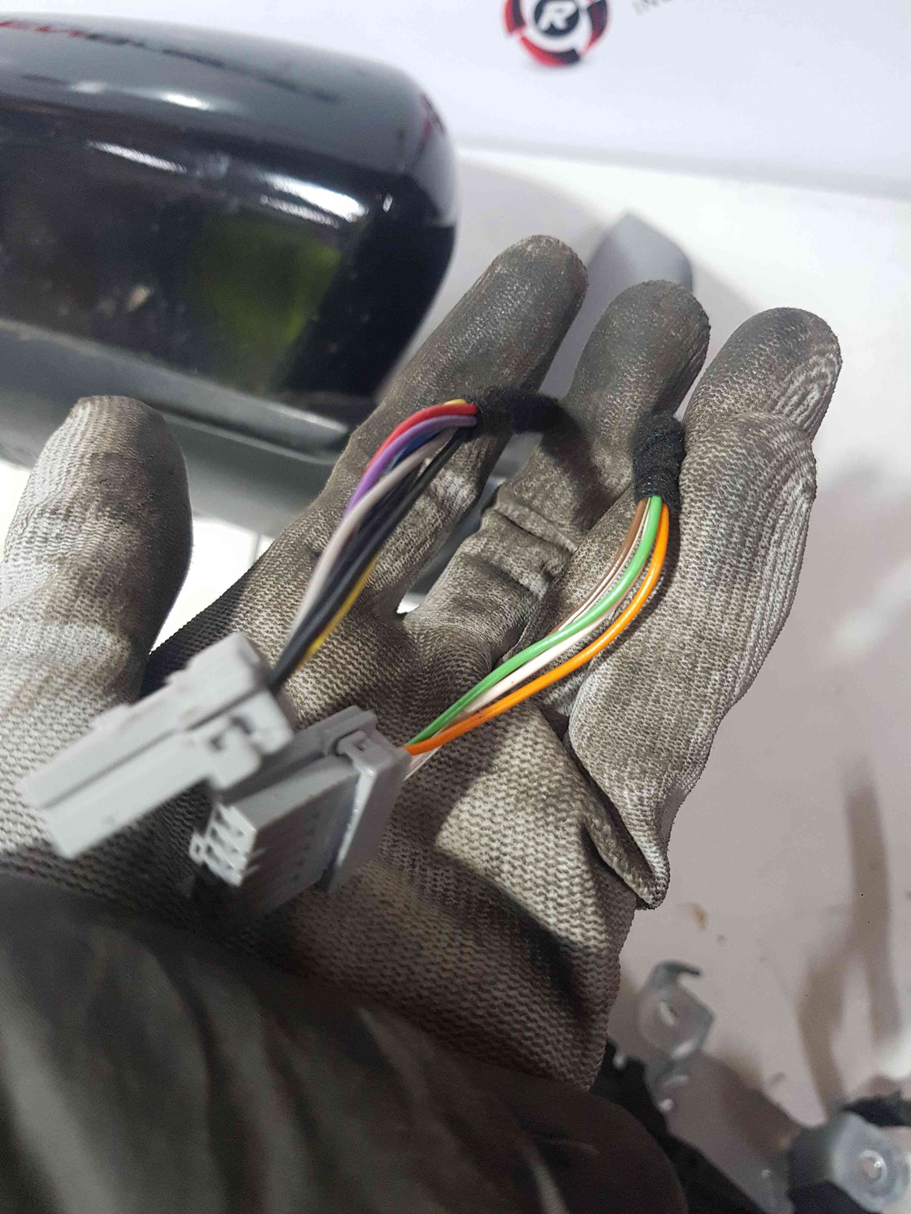 Thumb 5 Nissan Qashqai MK1 2006-2013 Drivers Os Wing Mirror GAB Nightshade Purple Fold