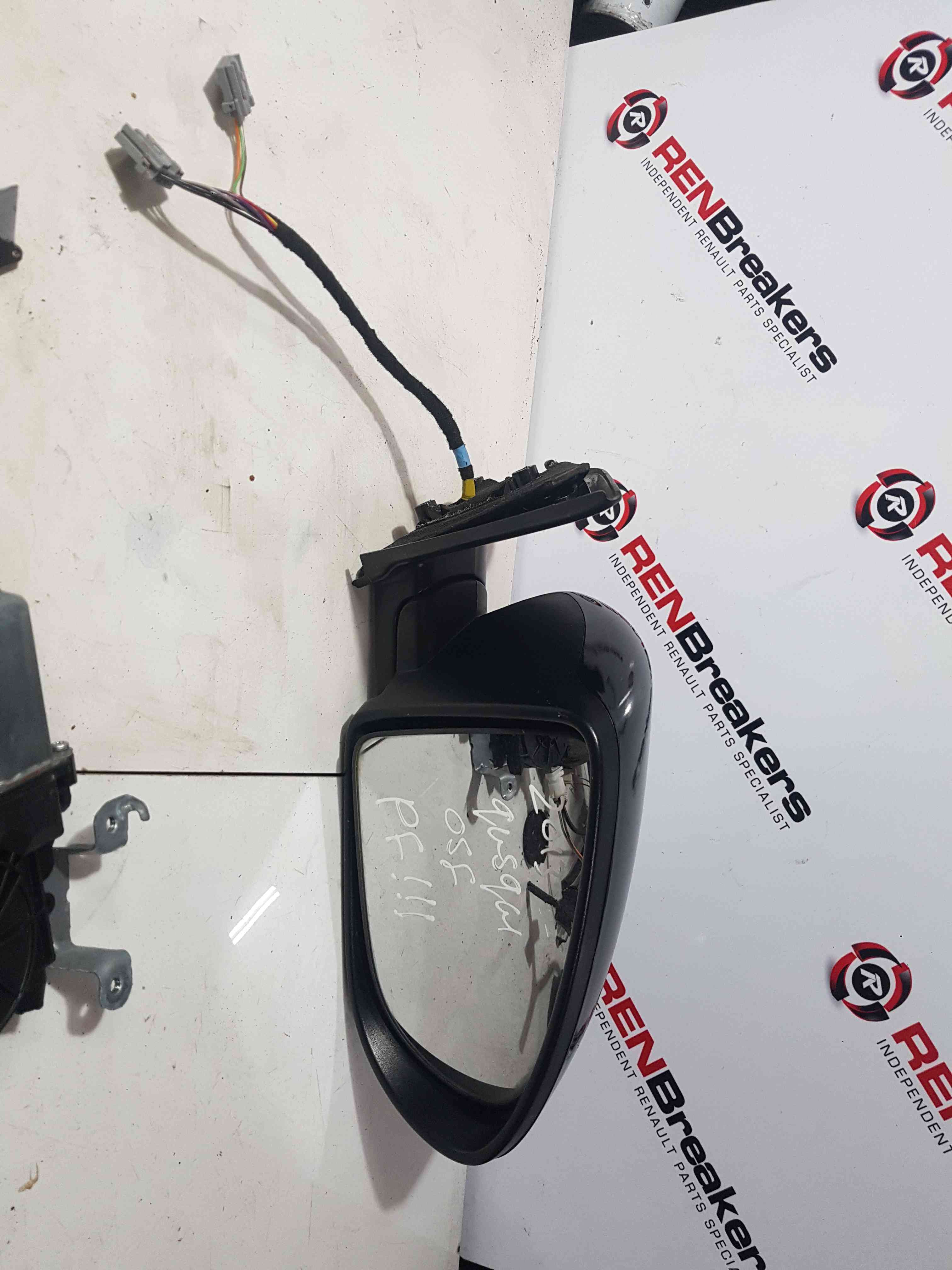 Thumb 7 Nissan Qashqai MK1 2006-2013 Drivers Os Wing Mirror GAB Nightshade Purple Fold