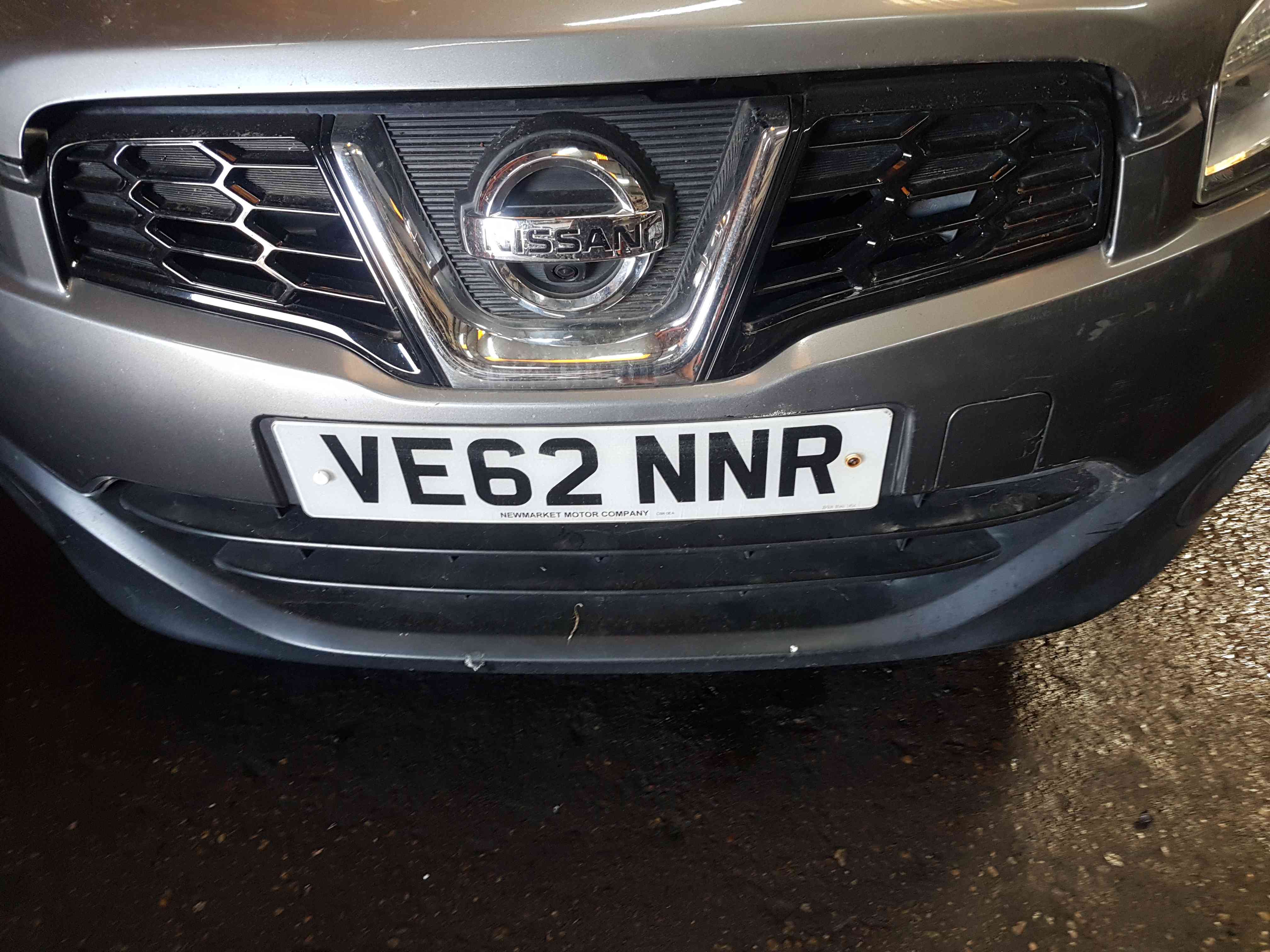 Thumb 3 Nissan Qashqai MK1 2006-2013 Front Bumper KAD Grey WITH CAMERA