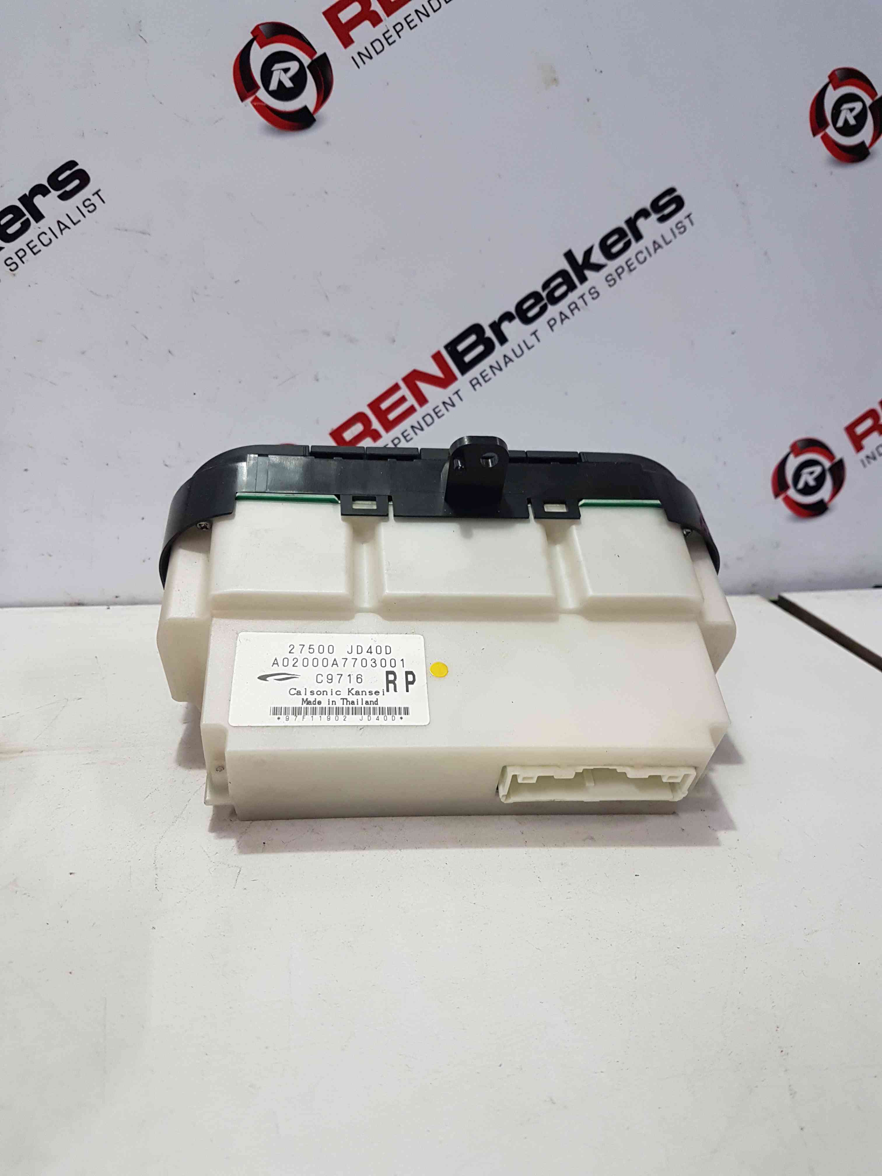 Thumb 3 Nissan Qashqai MK1 2006-2013 Heater Control 27500Jd40d