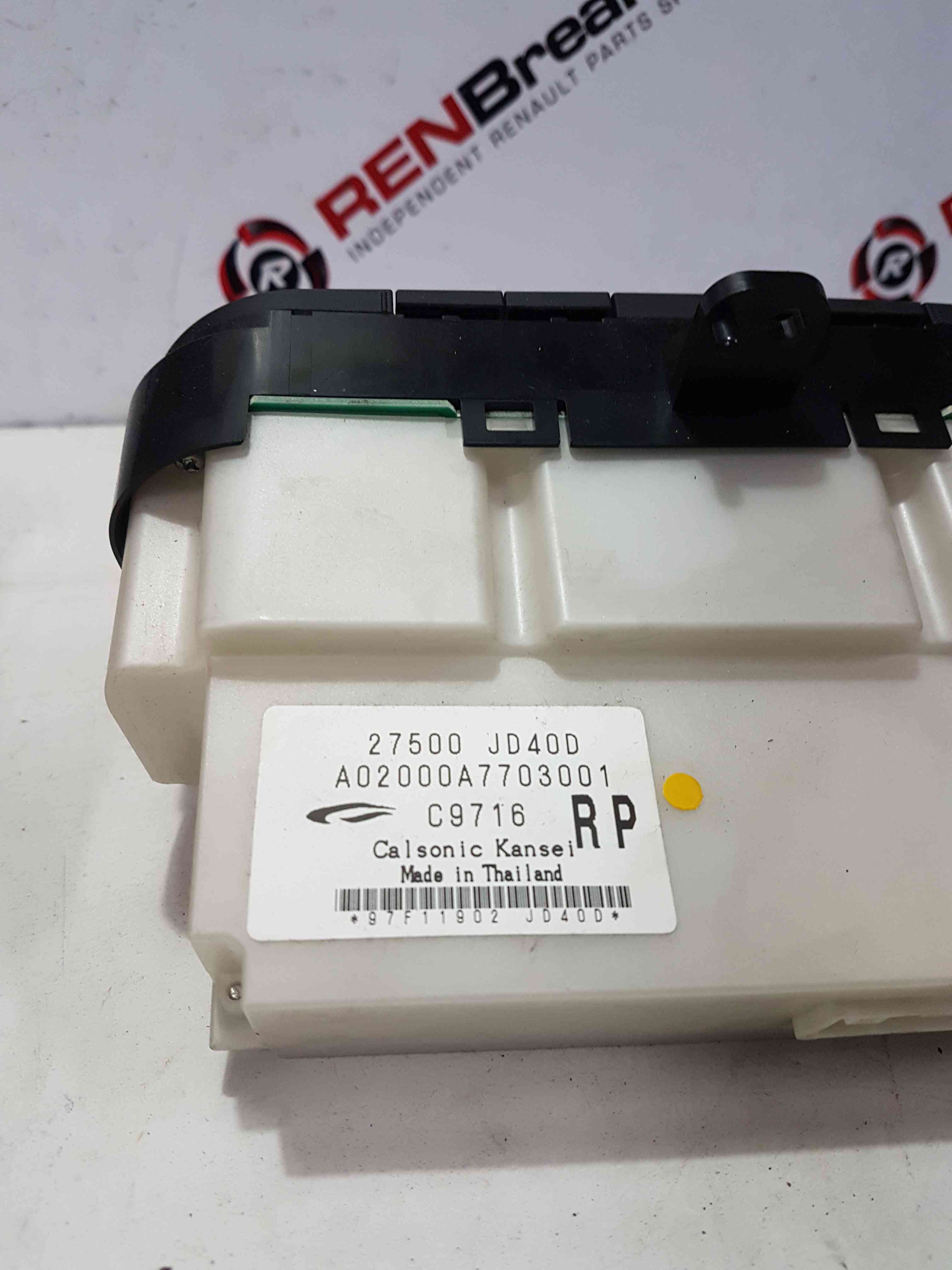 Thumb 4 Nissan Qashqai MK1 2006-2013 Heater Control 27500Jd40d