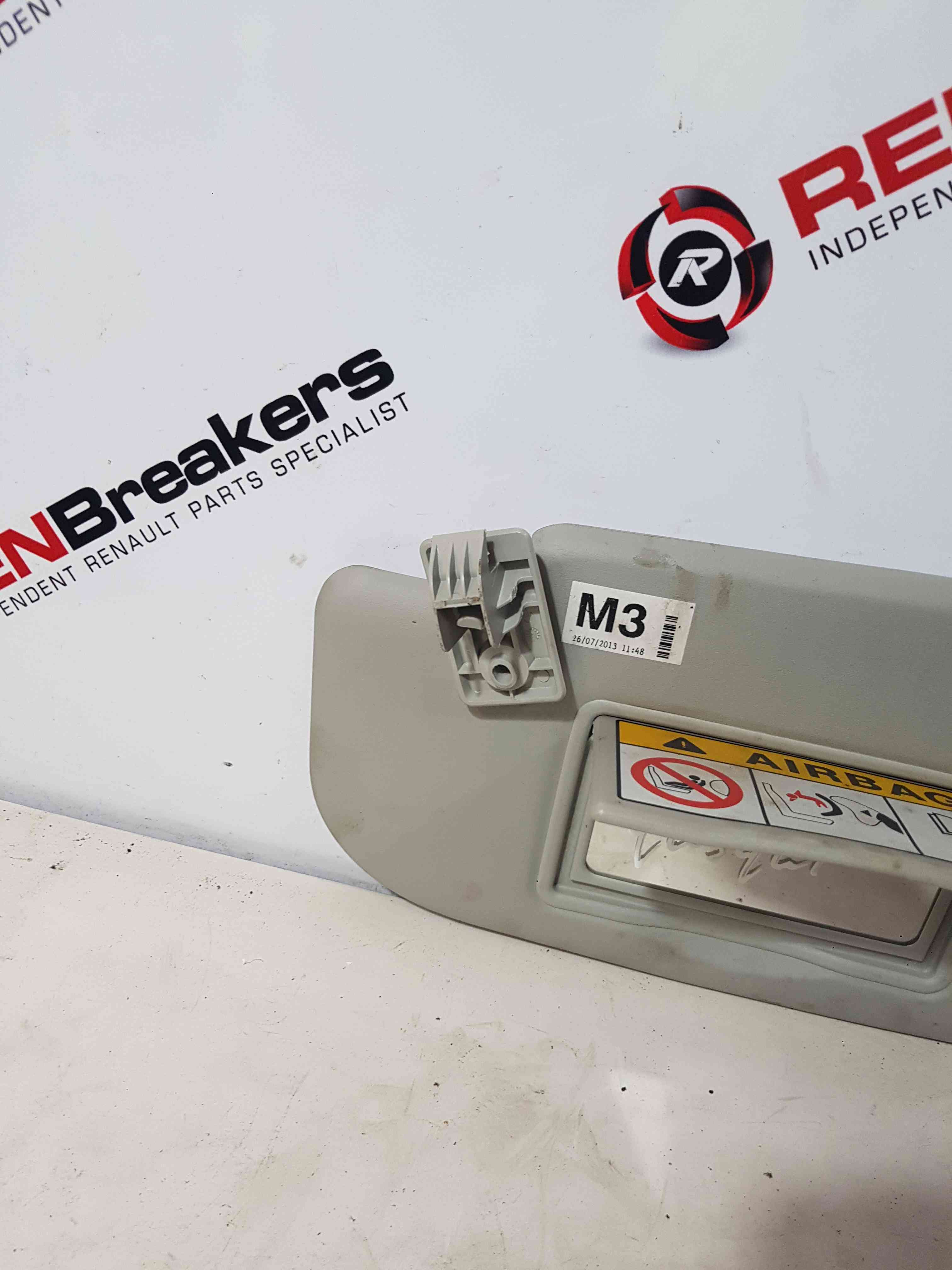 Thumb 3 Nissan Qashqai MK1 2006-2013 Passenger NSF Front SUN Visor