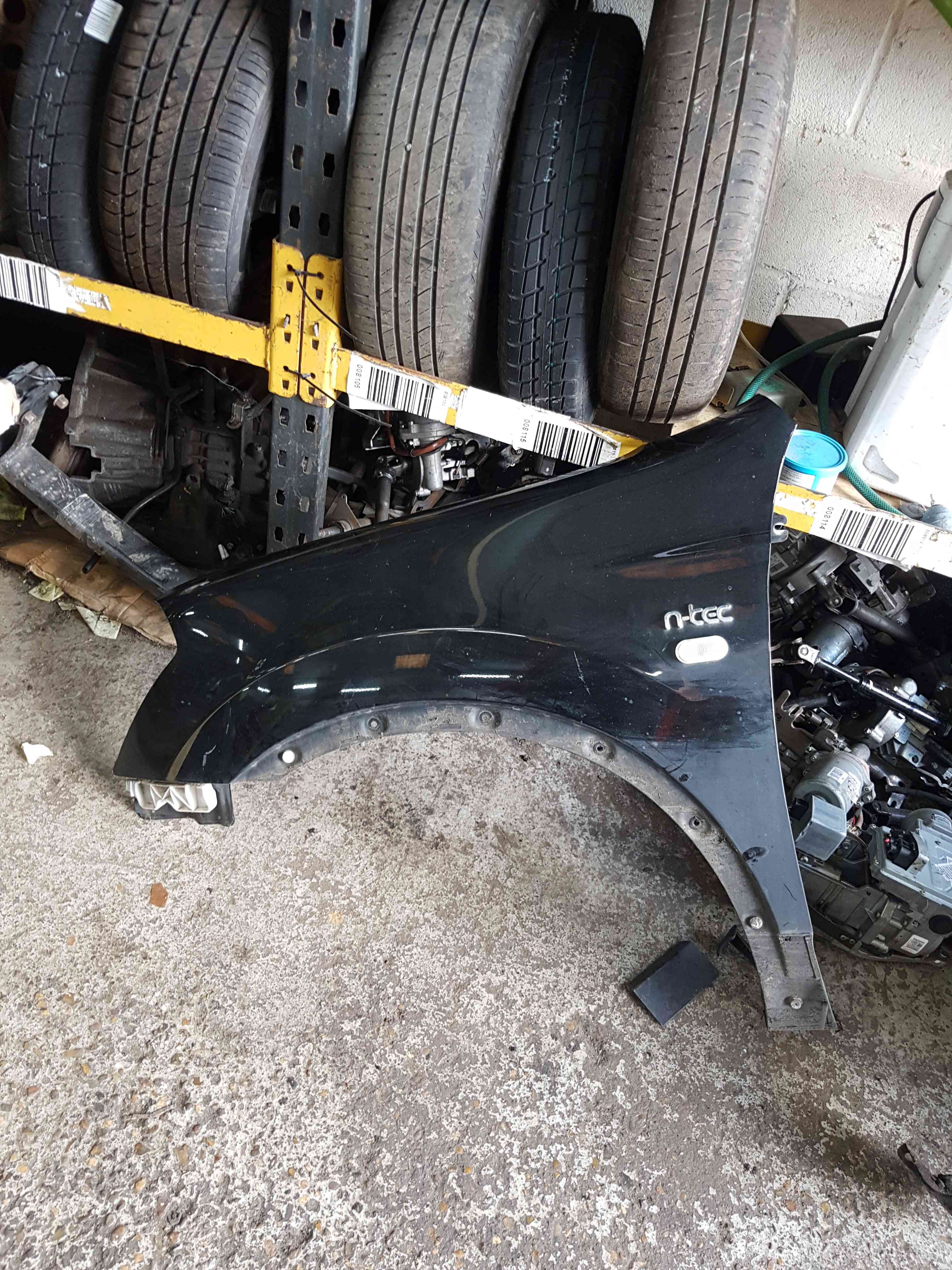 Thumb 2 Nissan Qashqai MK1 2006-2013 Passenger Ns Wing Black Z11
