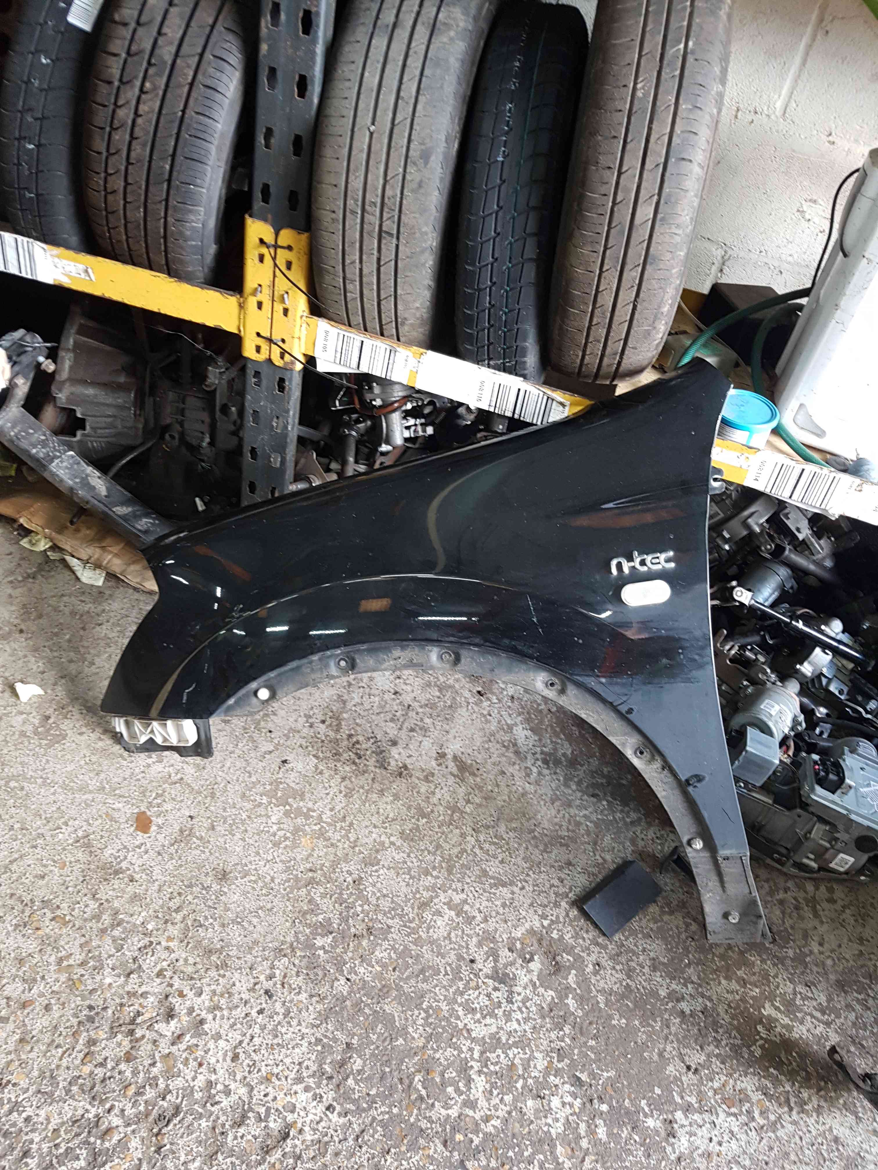 Thumb 3 Nissan Qashqai MK1 2006-2013 Passenger Ns Wing Black Z11