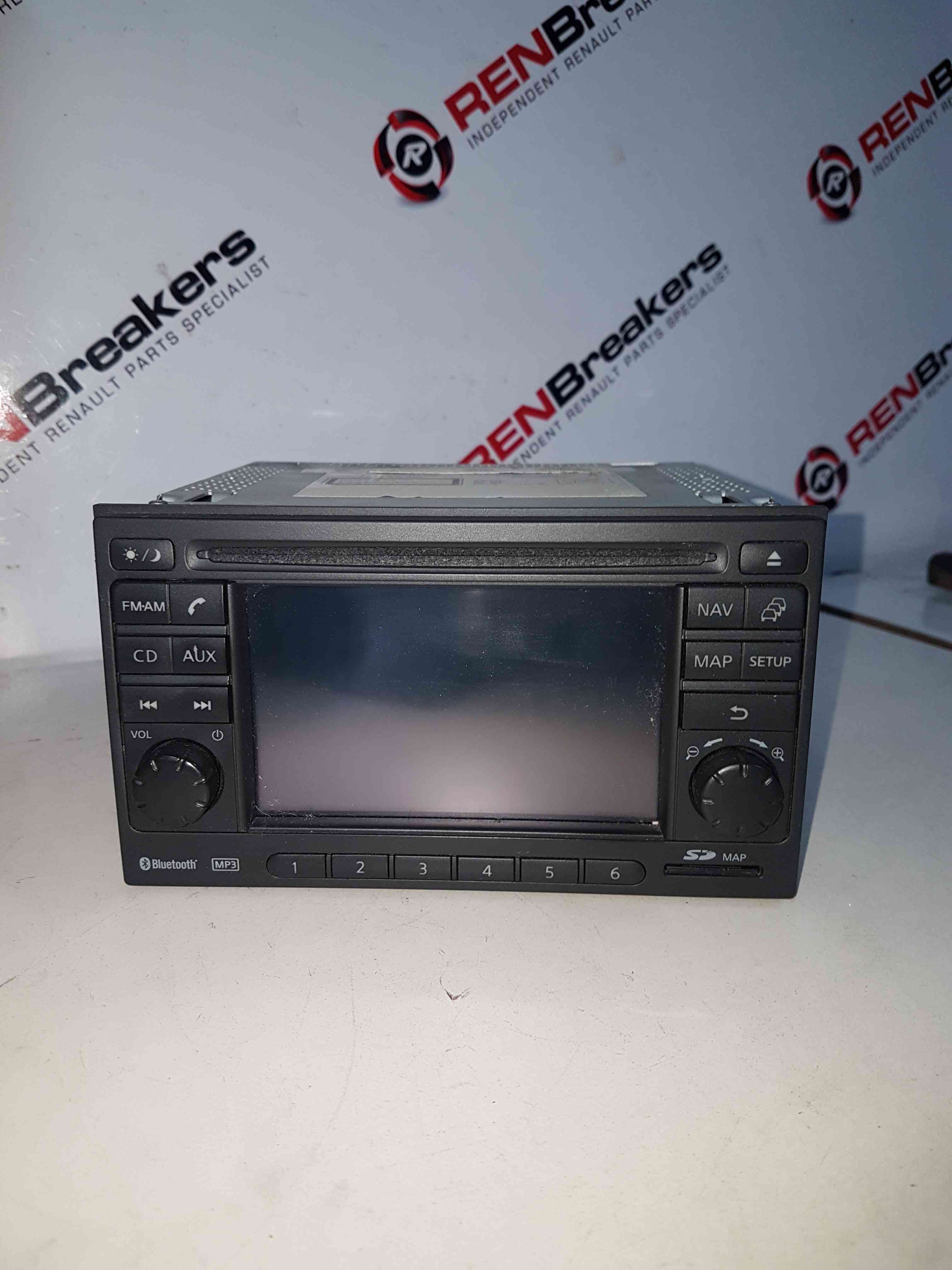 Thumb 3 Nissan Qashqai MK1 2006-2013 Radio Cd Player Head Unit 25915BH10C NO CODE