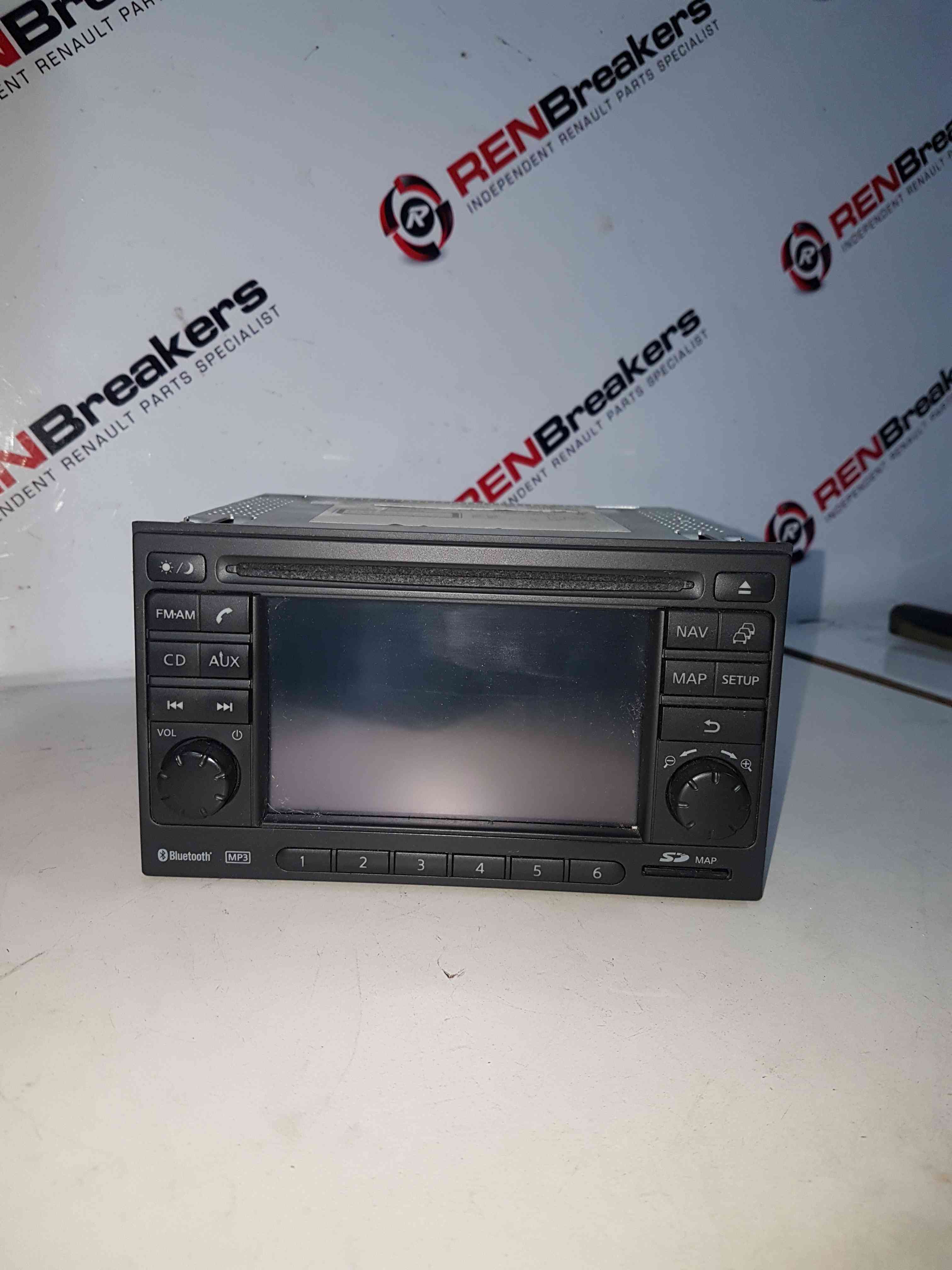 Thumb 4 Nissan Qashqai MK1 2006-2013 Radio Cd Player Head Unit 25915BH10C NO CODE