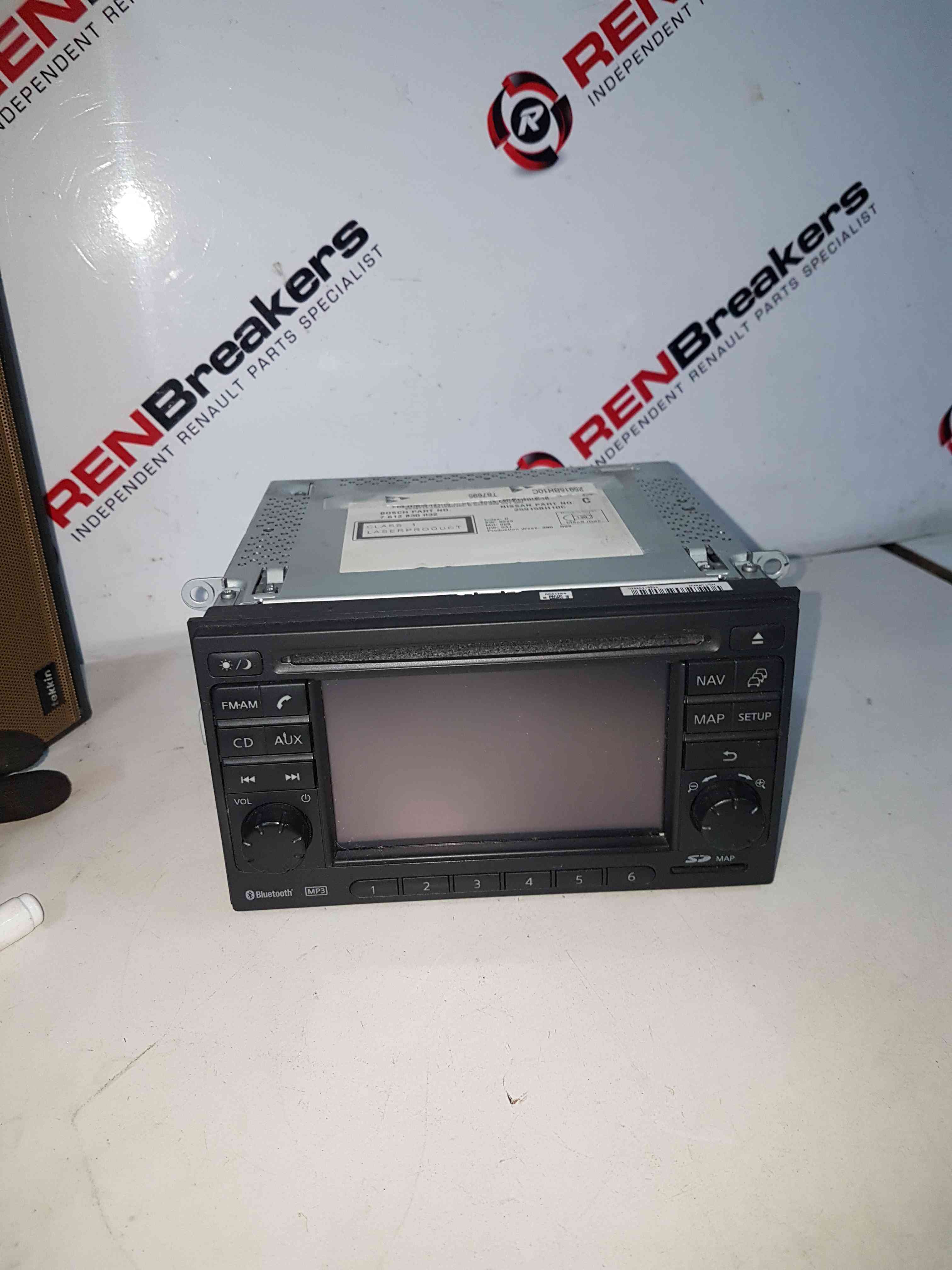 Thumb 7 Nissan Qashqai MK1 2006-2013 Radio Cd Player Head Unit 25915BH10C NO CODE