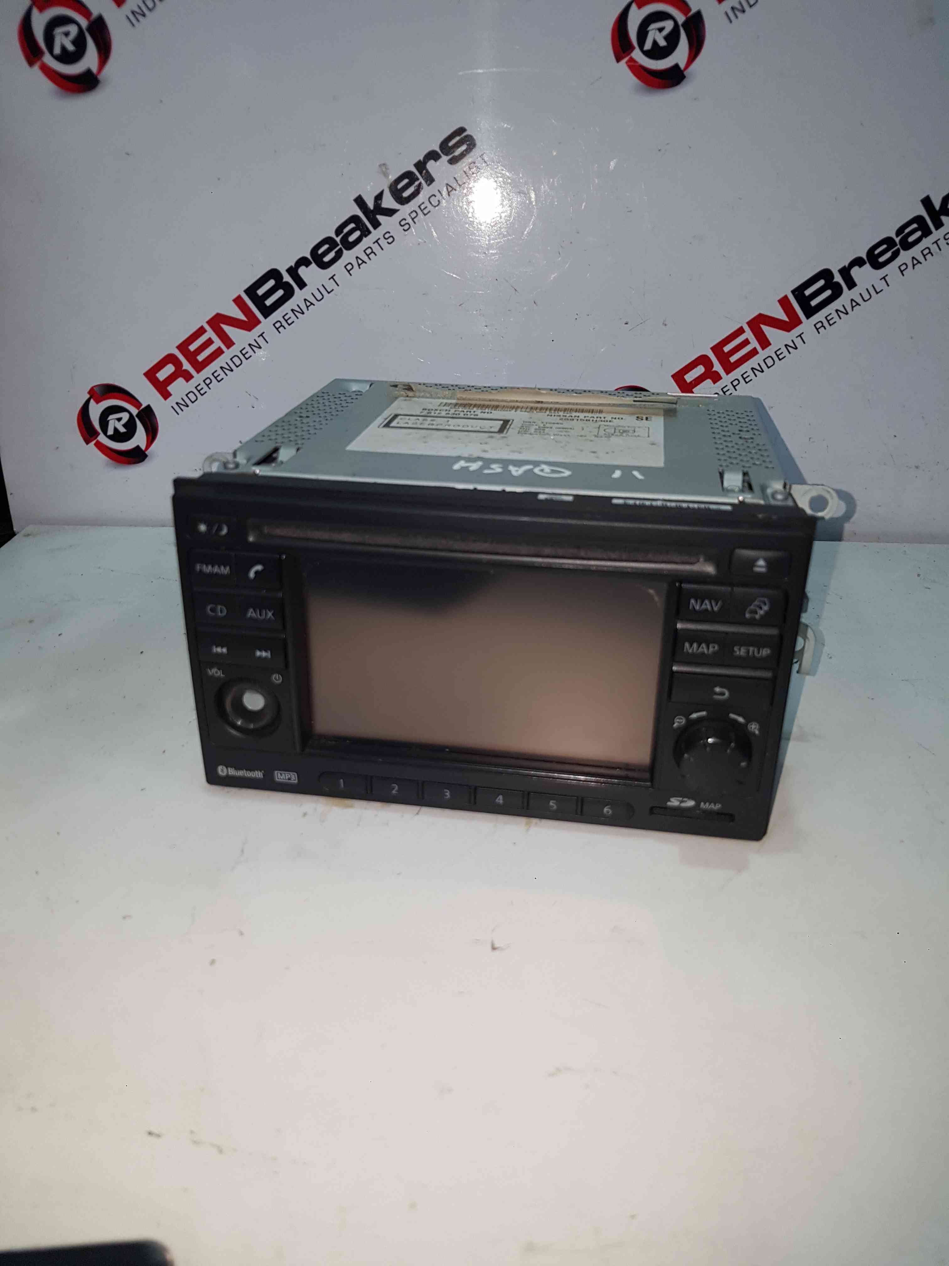 Thumb 3 Nissan Qashqai MK1 2006-2013 Radio Cd Player Head Unit 25915Bh30e