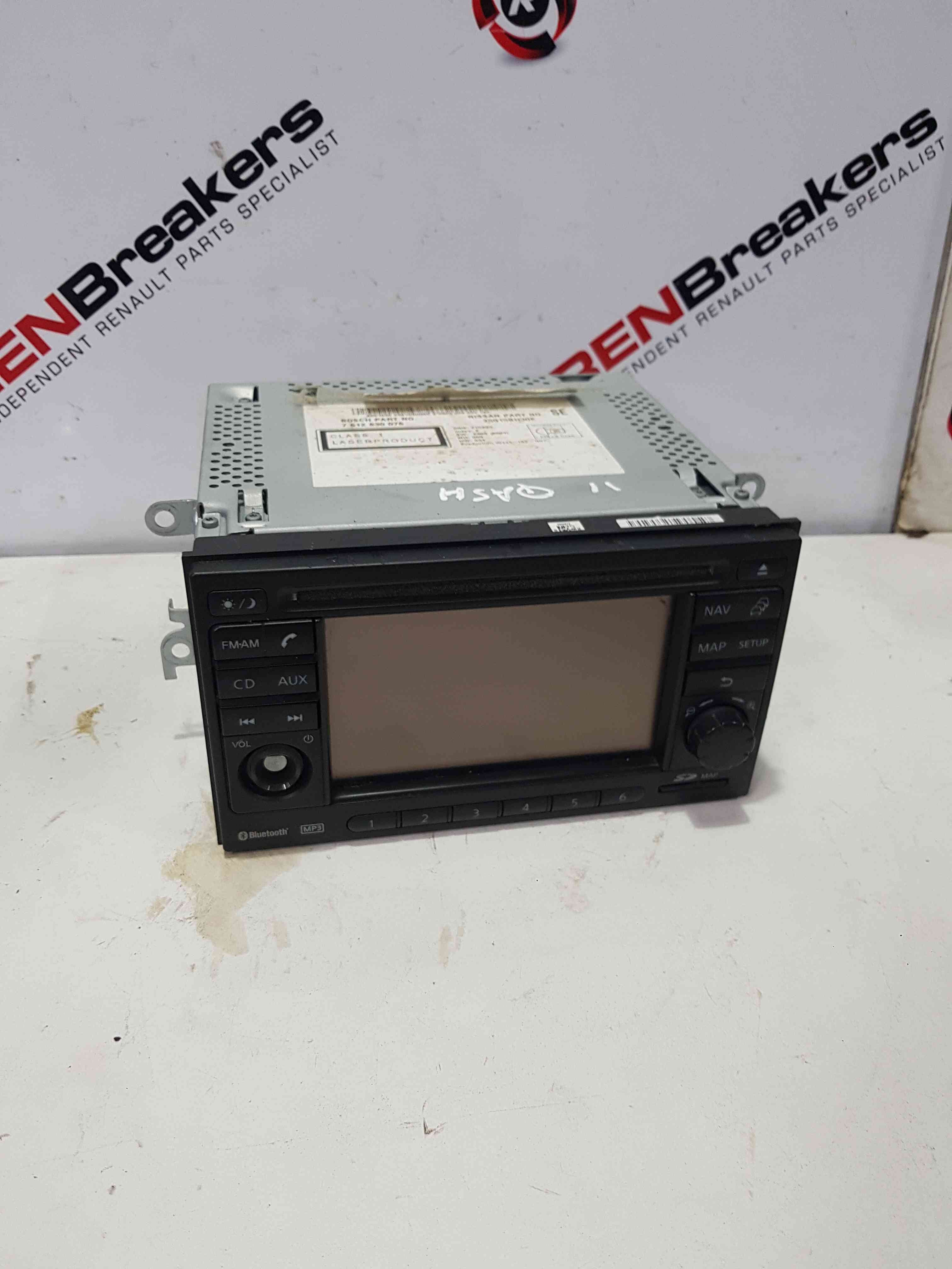 Thumb 7 Nissan Qashqai MK1 2006-2013 Radio Cd Player Head Unit 25915Bh30e