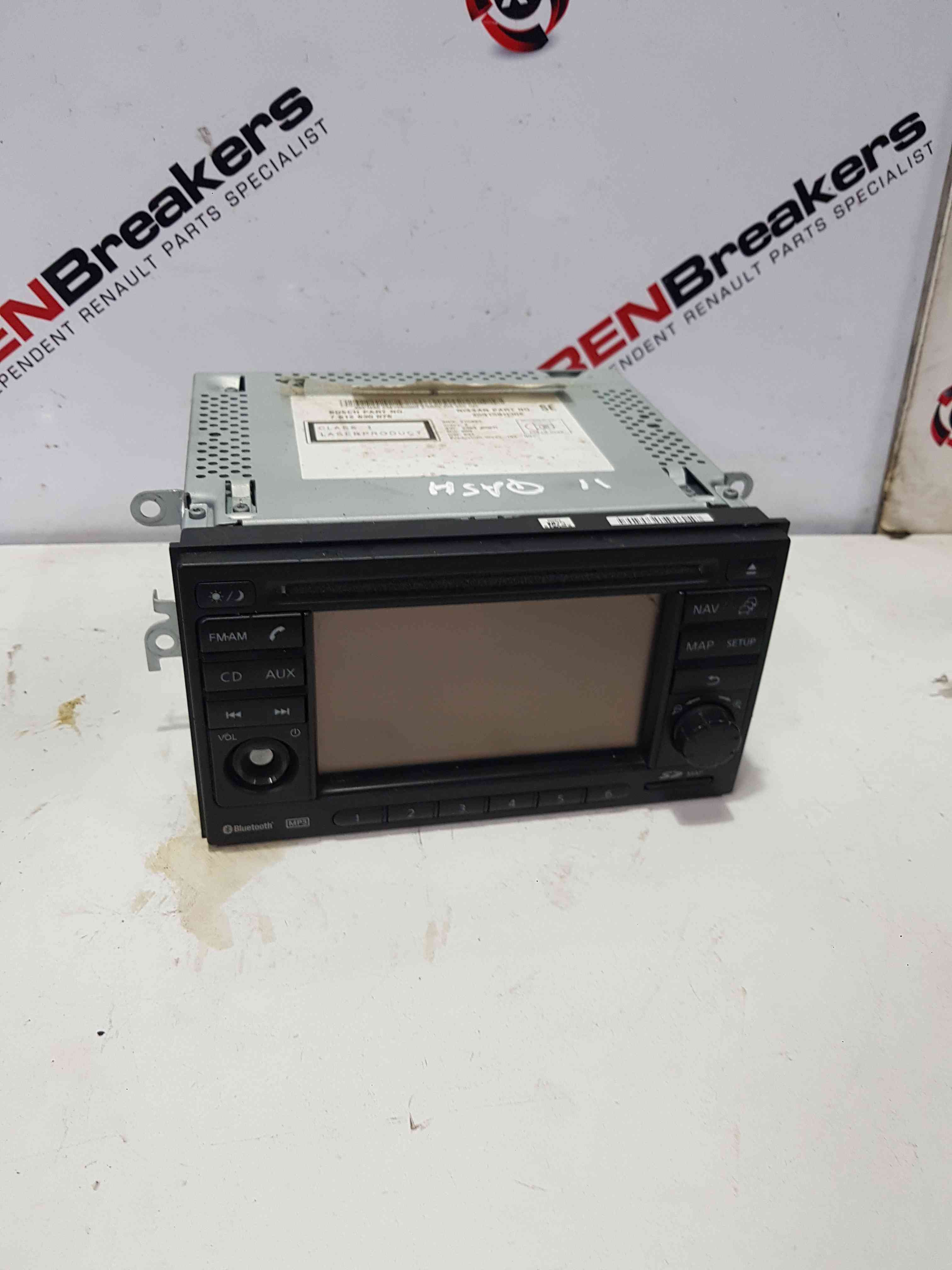 Thumb 8 Nissan Qashqai MK1 2006-2013 Radio Cd Player Head Unit 25915Bh30e