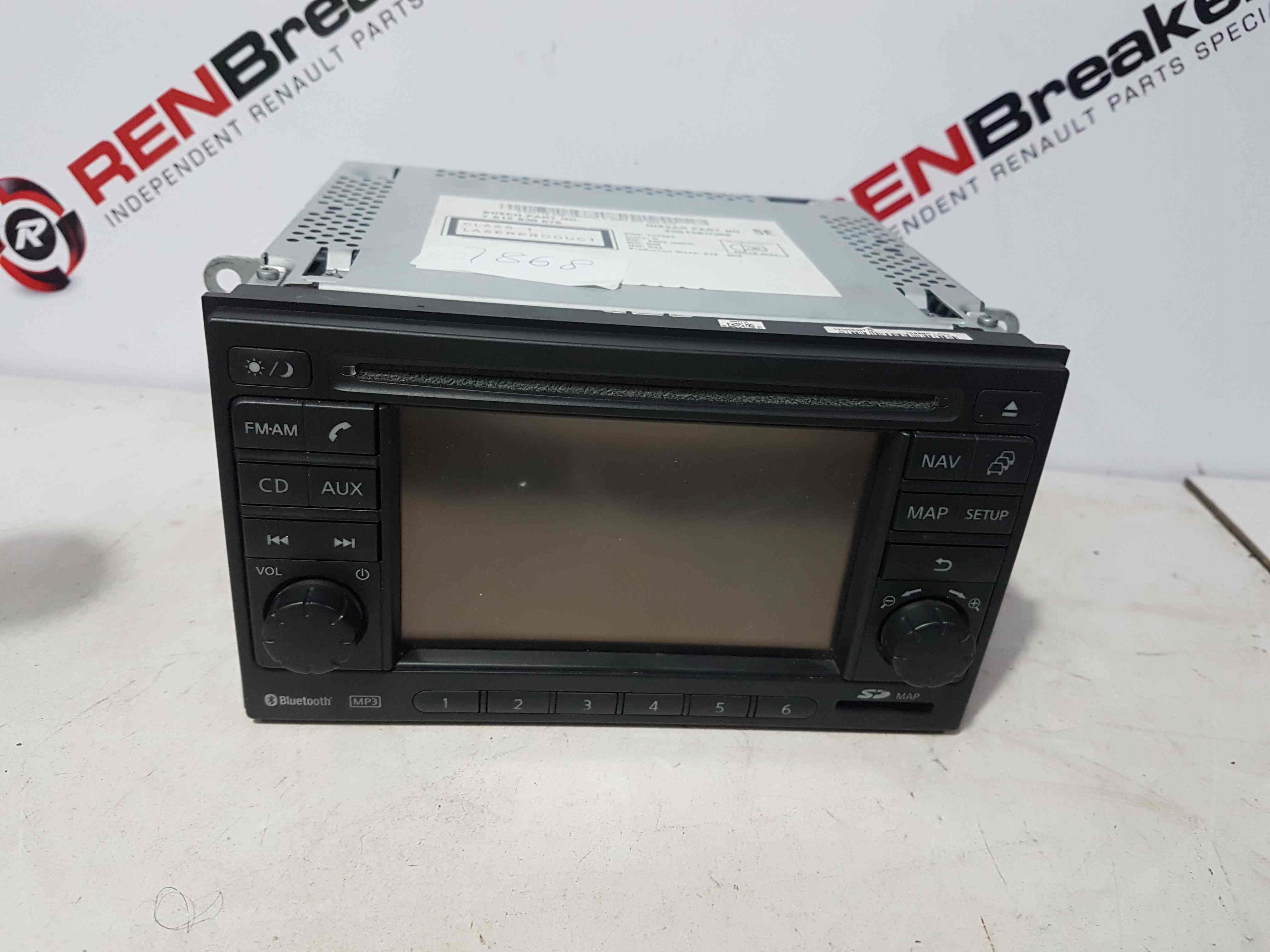Thumb 11 Nissan Qashqai MK1 2006-2013 Radio Cd Player Head Unit 7612830076 + Code