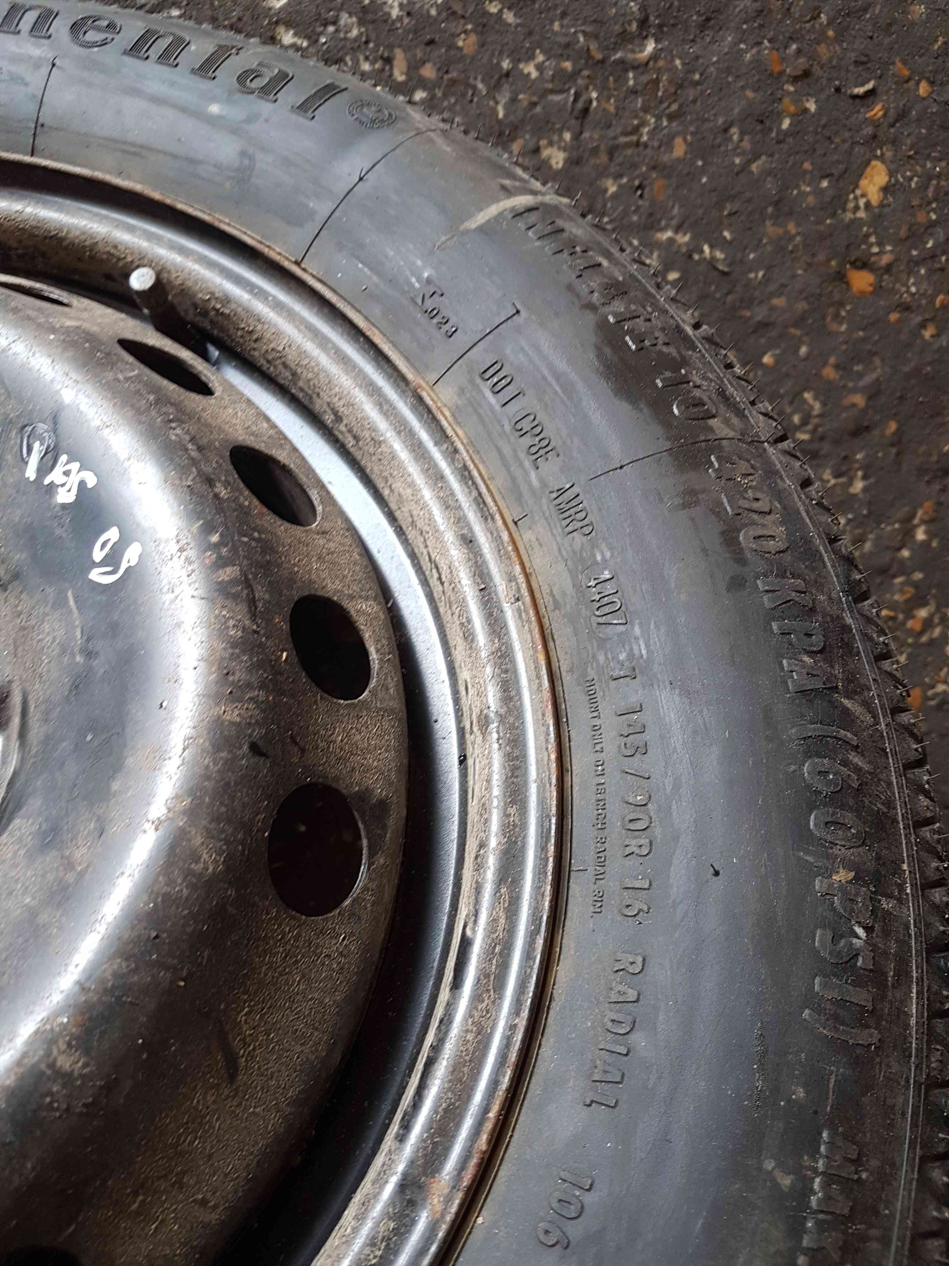 Thumb 11 Nissan Qashqai MK1 2006-2013 Spare Steel Space Saver Wheel Tyre 145 90 16 4/5