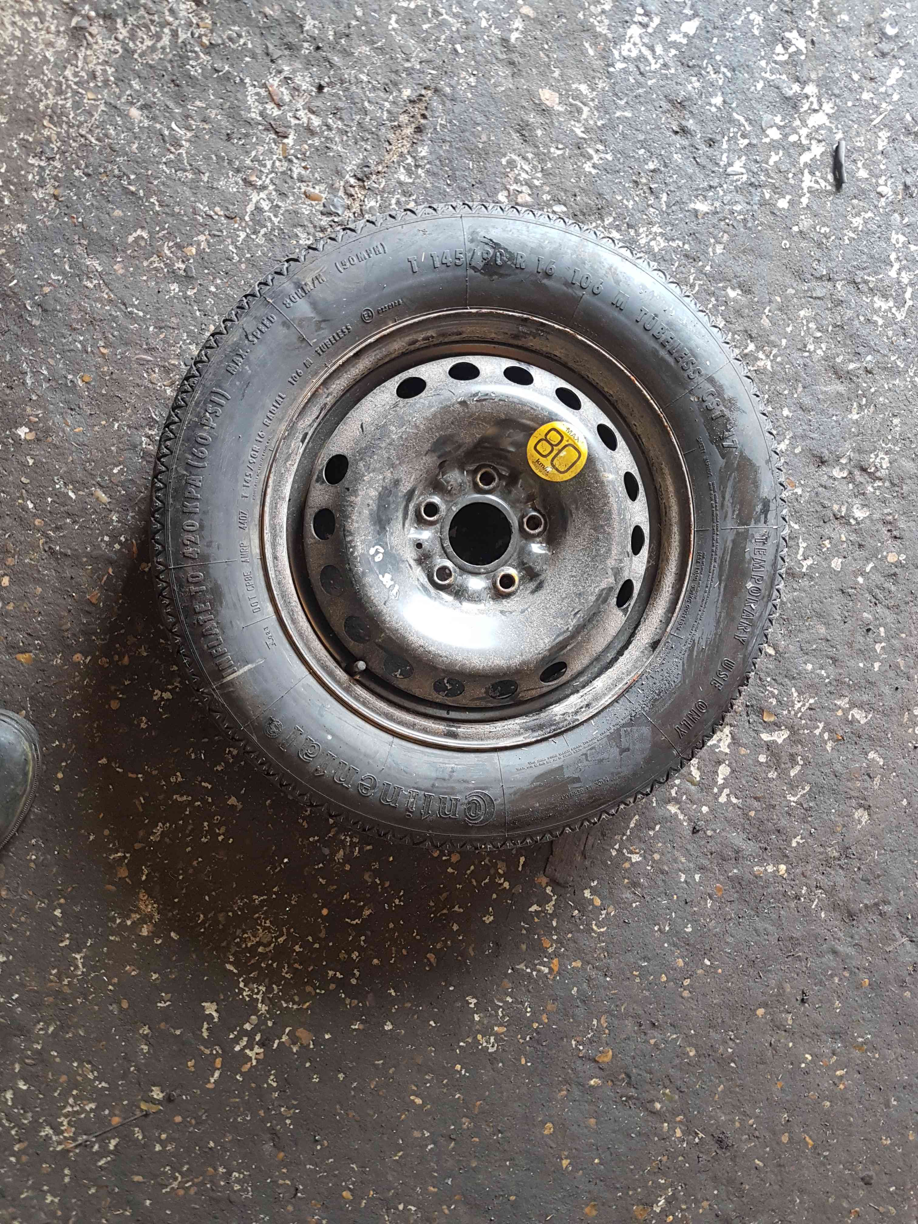 Thumb 14 Nissan Qashqai MK1 2006-2013 Spare Steel Space Saver Wheel Tyre 145 90 16 4/5