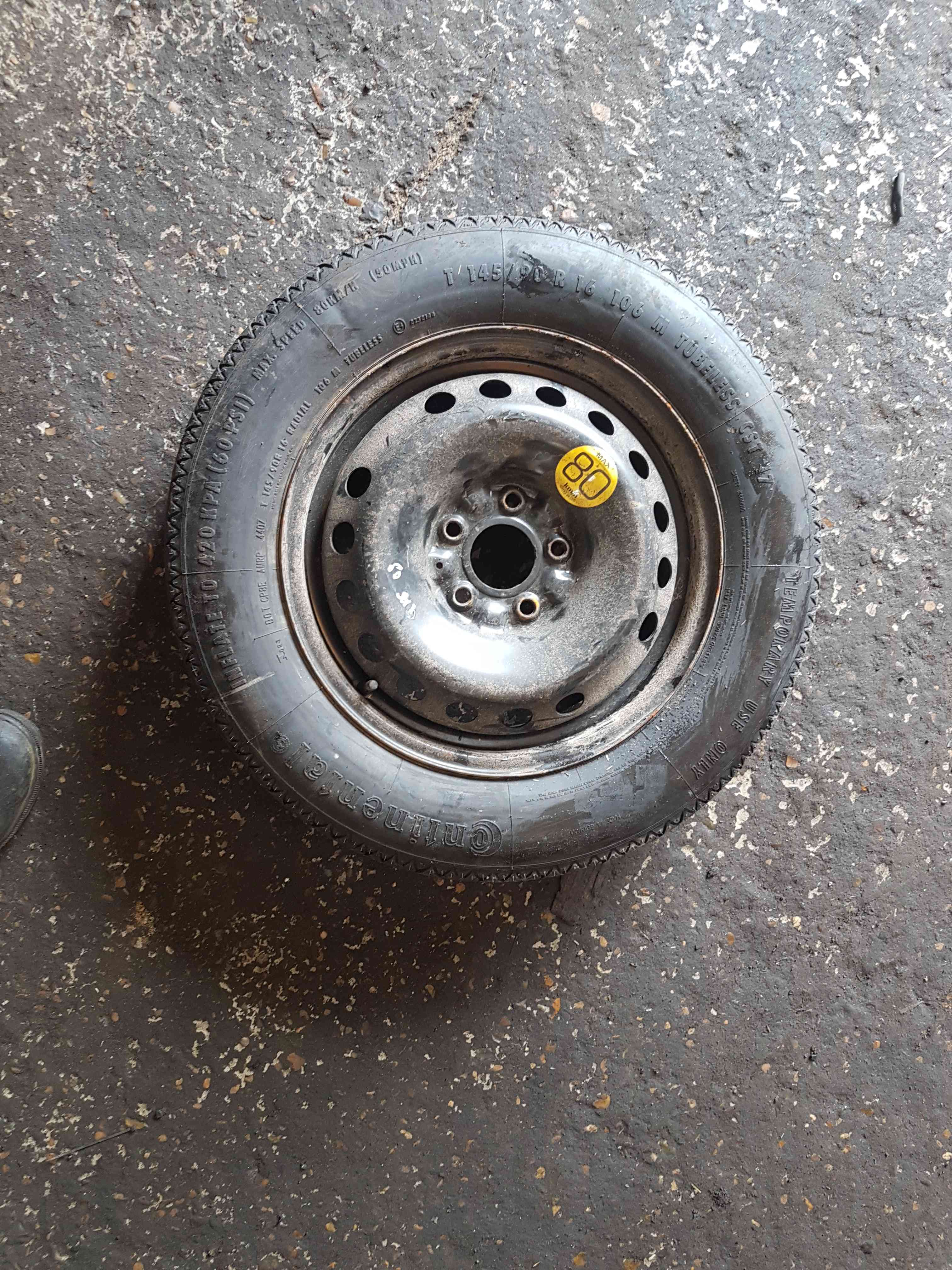 Thumb 15 Nissan Qashqai MK1 2006-2013 Spare Steel Space Saver Wheel Tyre 145 90 16 4/5