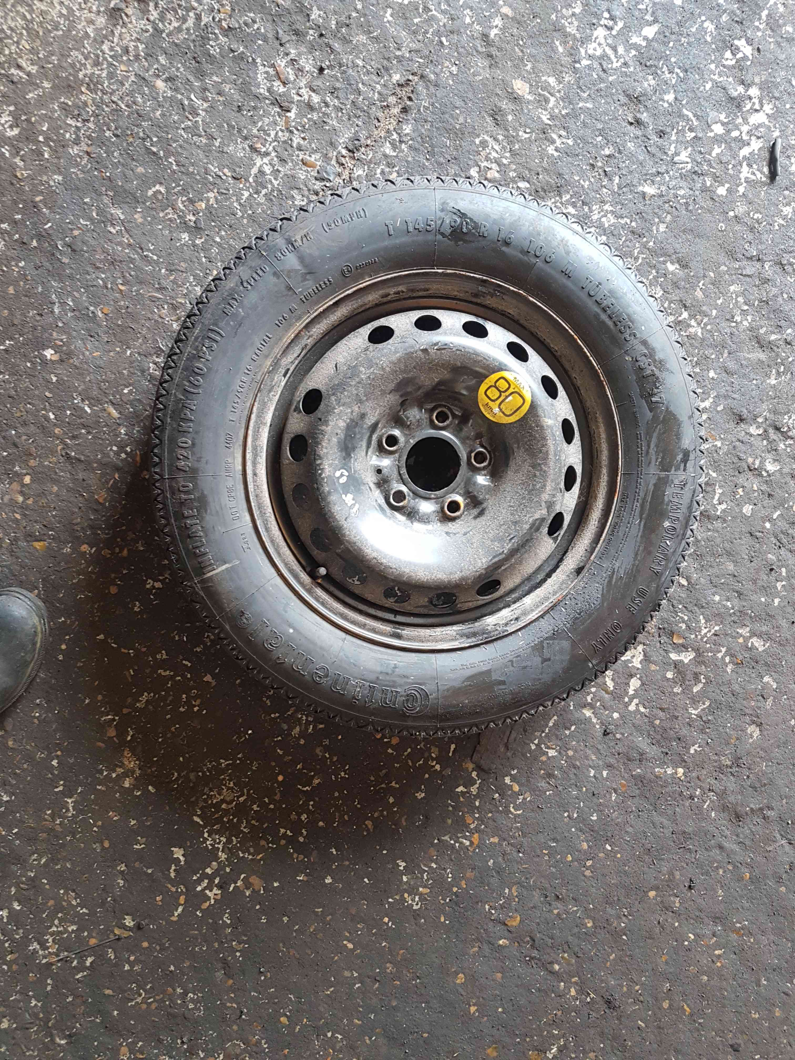 Thumb 16 Nissan Qashqai MK1 2006-2013 Spare Steel Space Saver Wheel Tyre 145 90 16 4/5