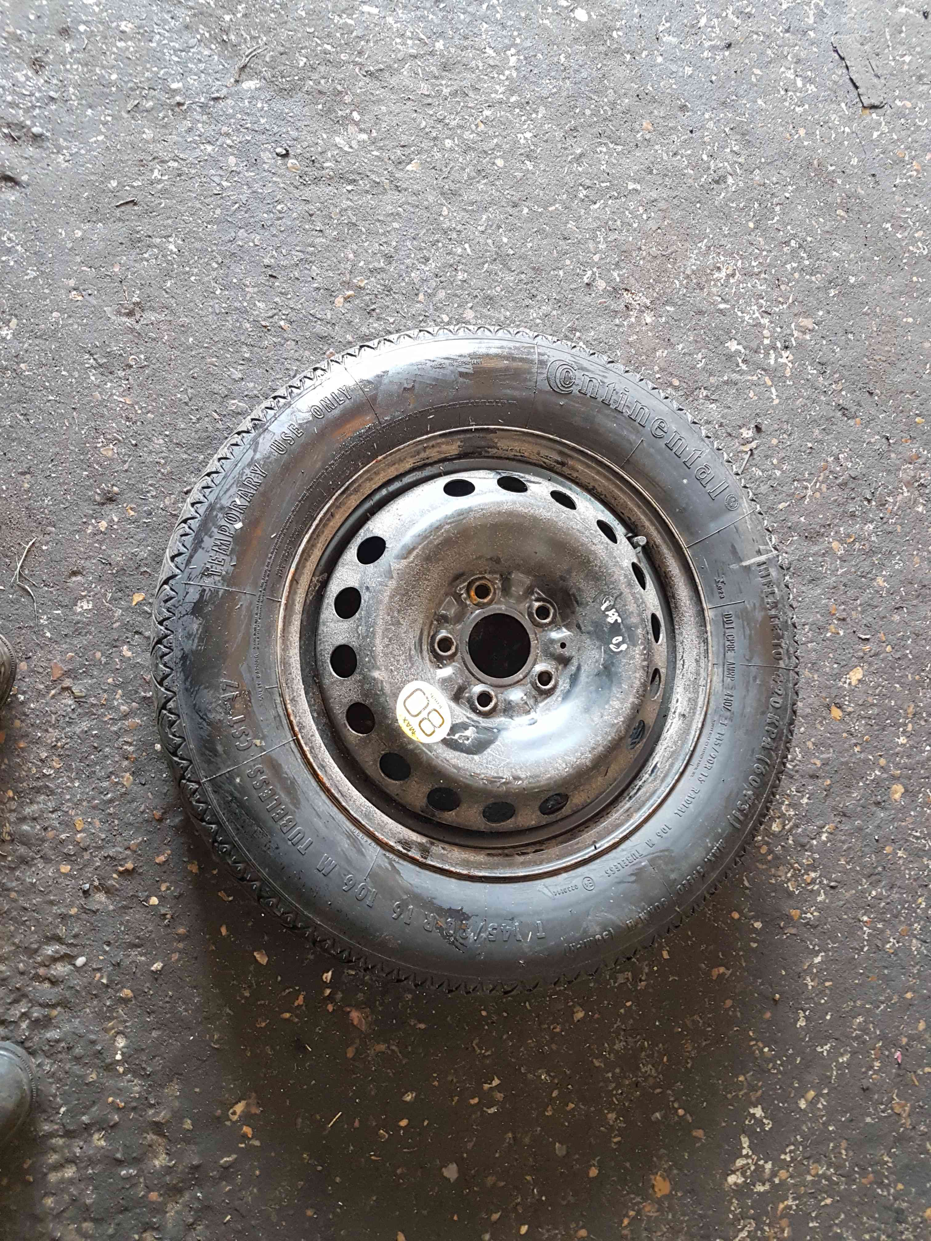 Thumb 3 Nissan Qashqai MK1 2006-2013 Spare Steel Space Saver Wheel Tyre 145 90 16 4/5