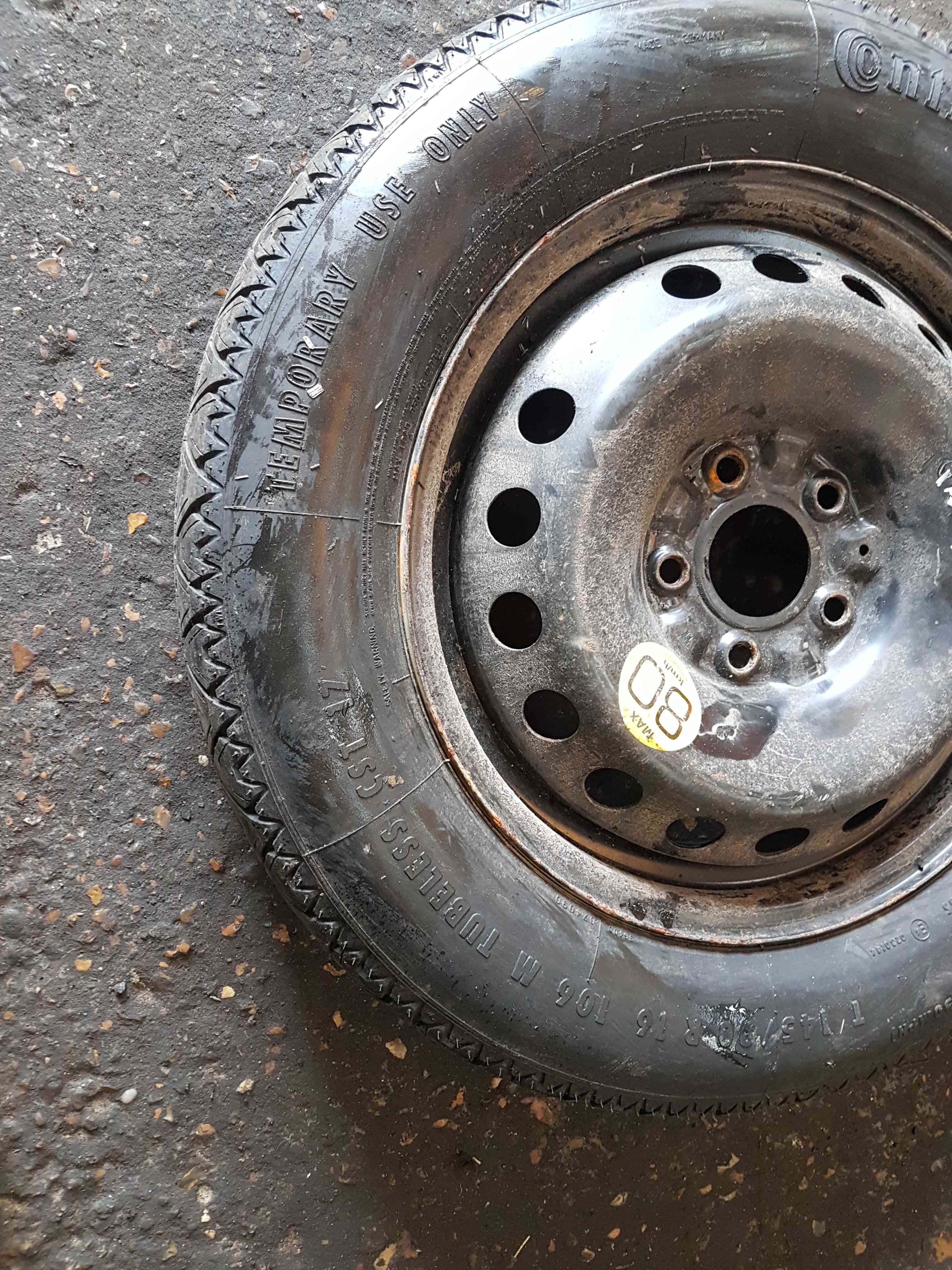 Thumb 5 Nissan Qashqai MK1 2006-2013 Spare Steel Space Saver Wheel Tyre 145 90 16 4/5