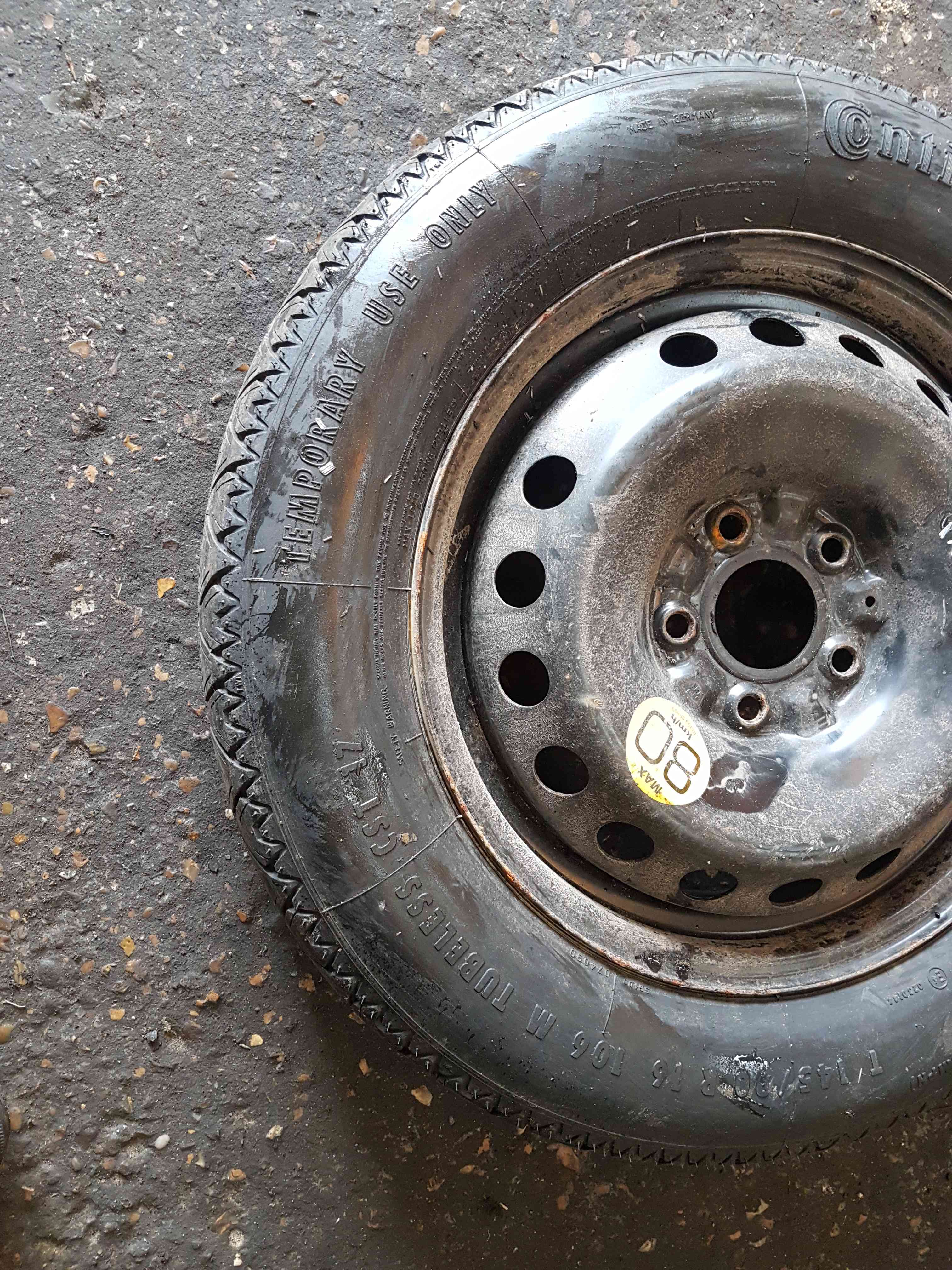 Thumb 6 Nissan Qashqai MK1 2006-2013 Spare Steel Space Saver Wheel Tyre 145 90 16 4/5