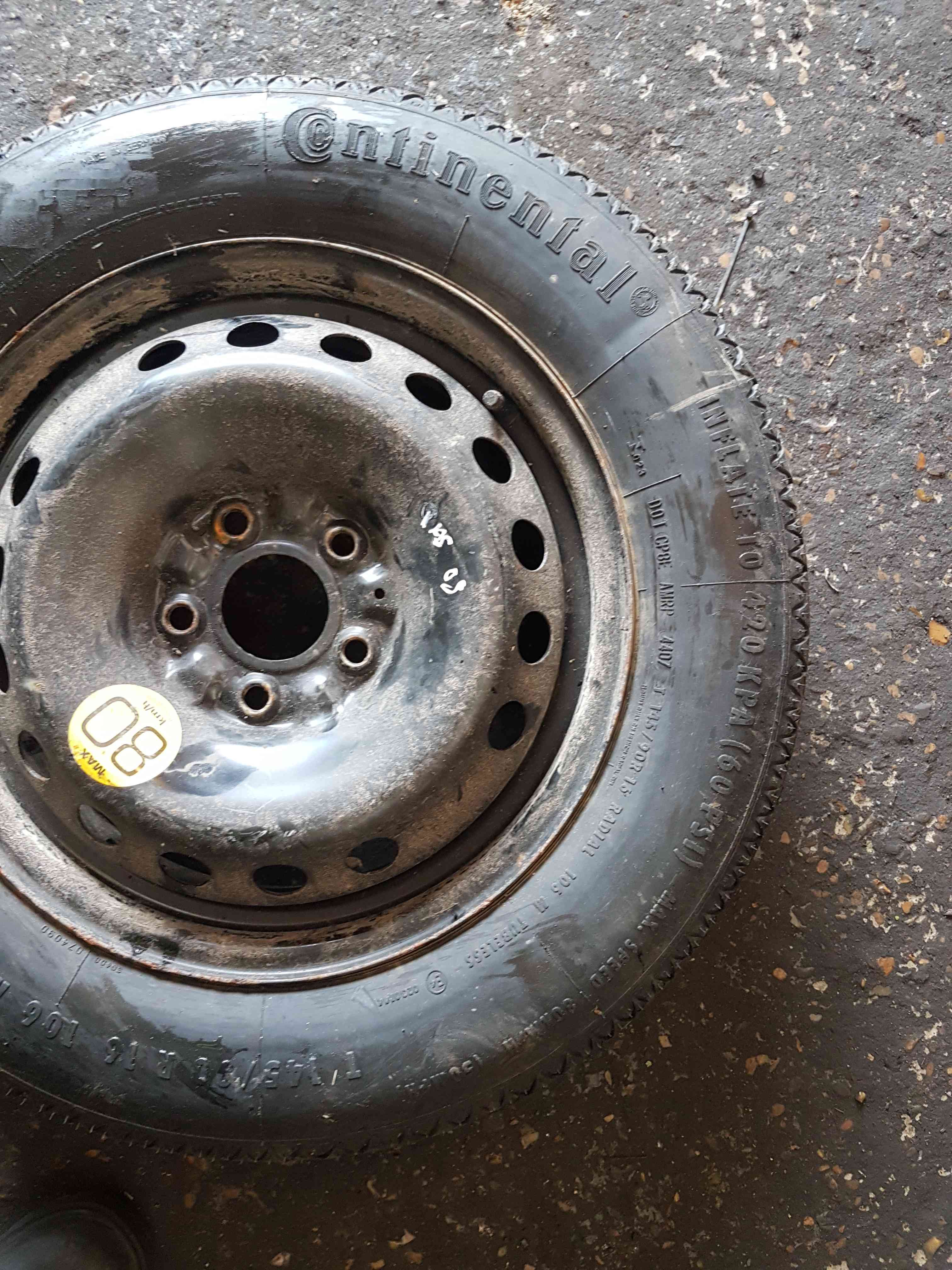 Thumb 7 Nissan Qashqai MK1 2006-2013 Spare Steel Space Saver Wheel Tyre 145 90 16 4/5
