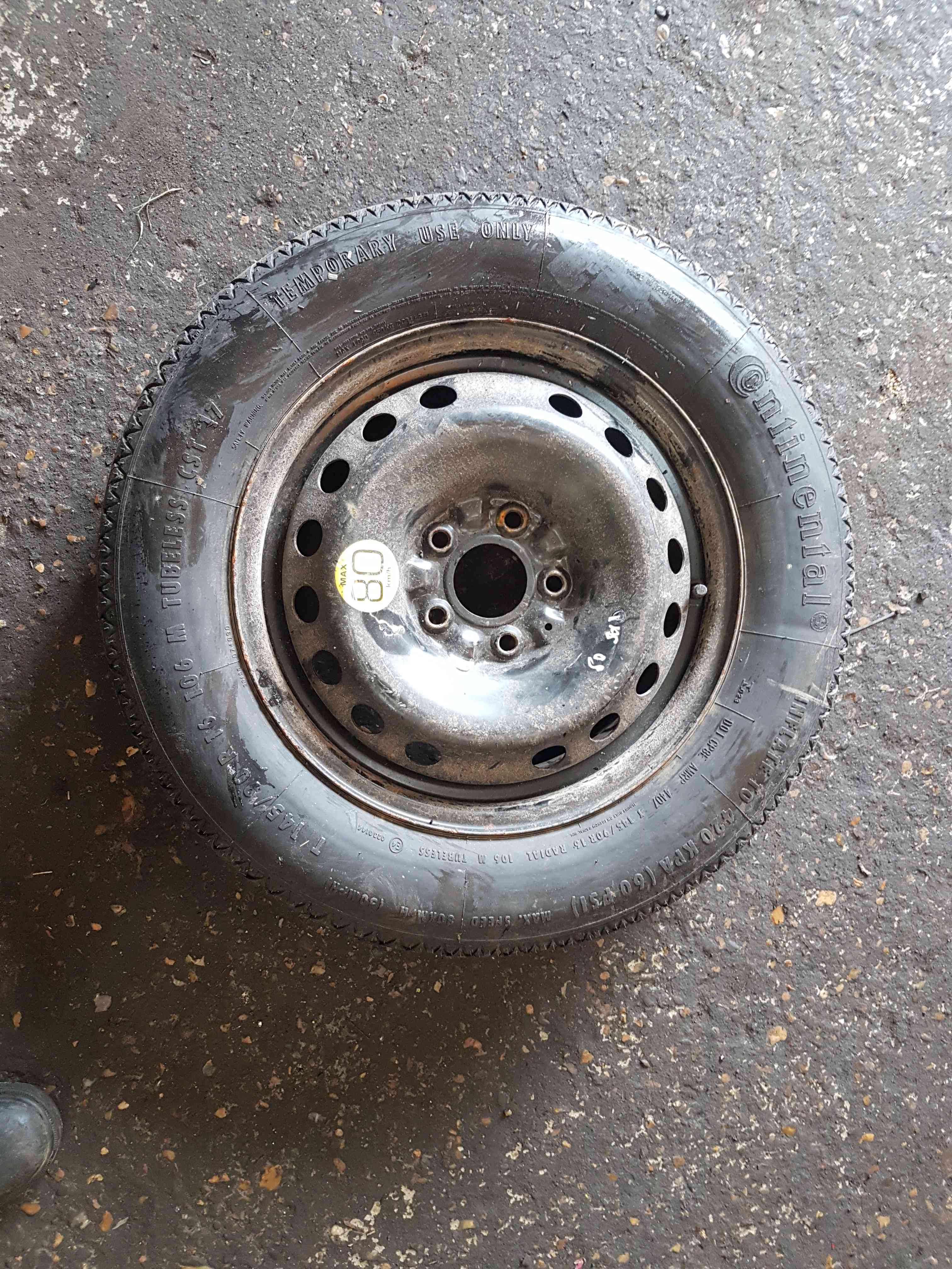 Thumb 10 Nissan Qashqai MK1 2006-2013 Spare Steel Space Saver Wheel Tyre 145 90 16 4/5