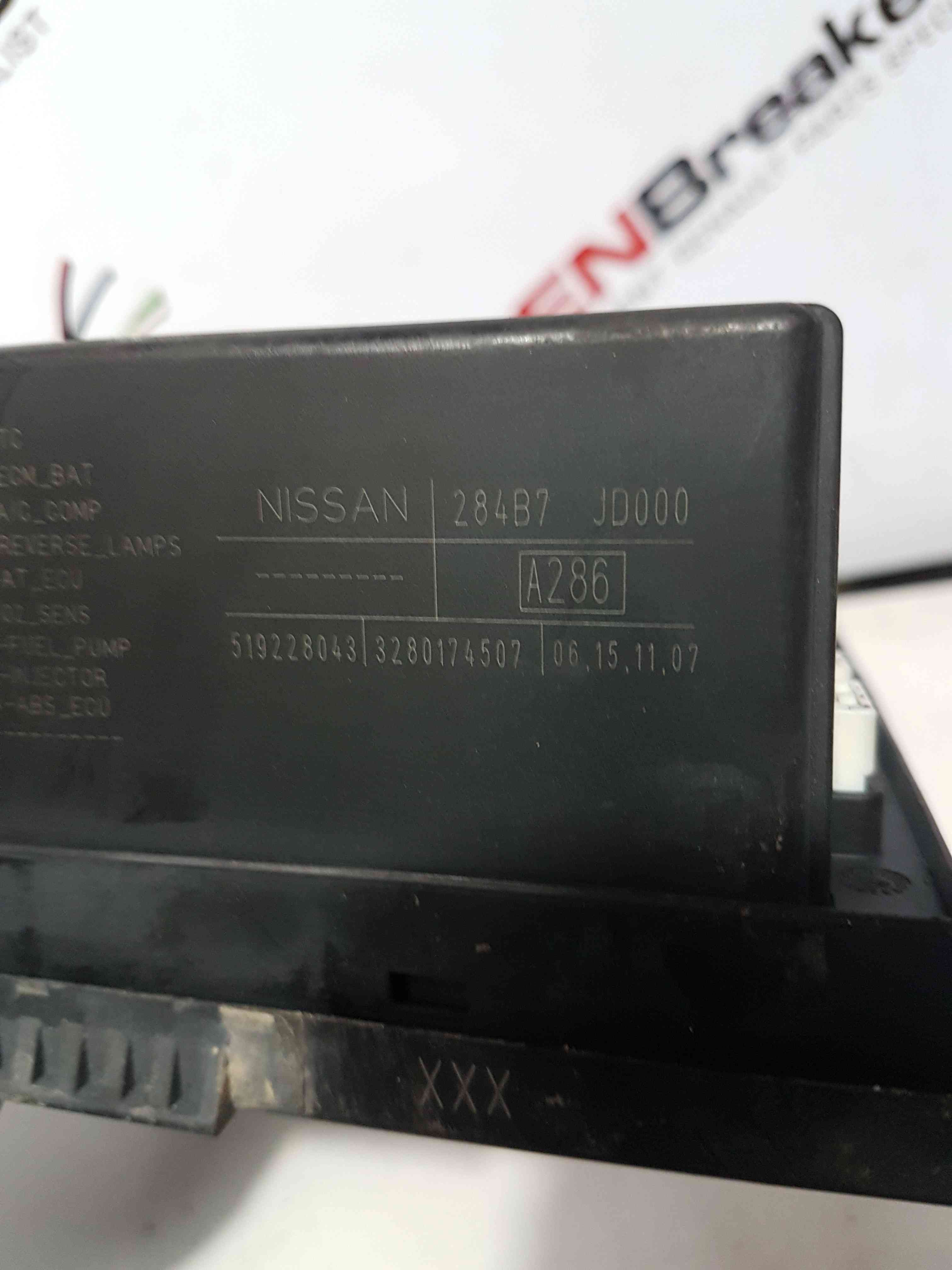 Thumb 3 Nissan Qashqai MK1 2006-2013 UPC Fuse BOX Unit 284B7JD000