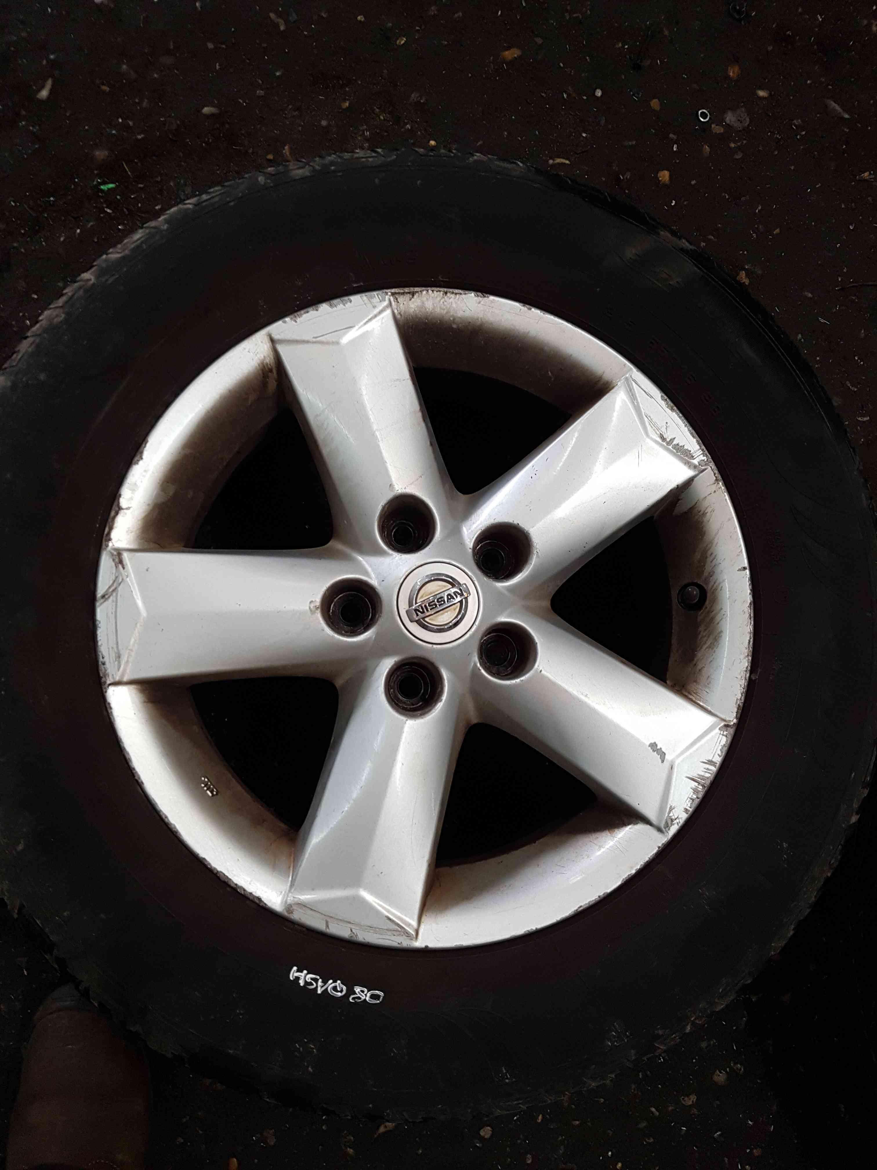 Thumb 3 Nissan Qashqai MK2 2006-2013 Alloy Wheel 16Inch + Tyre 215 65 16 5Mm 4/5
