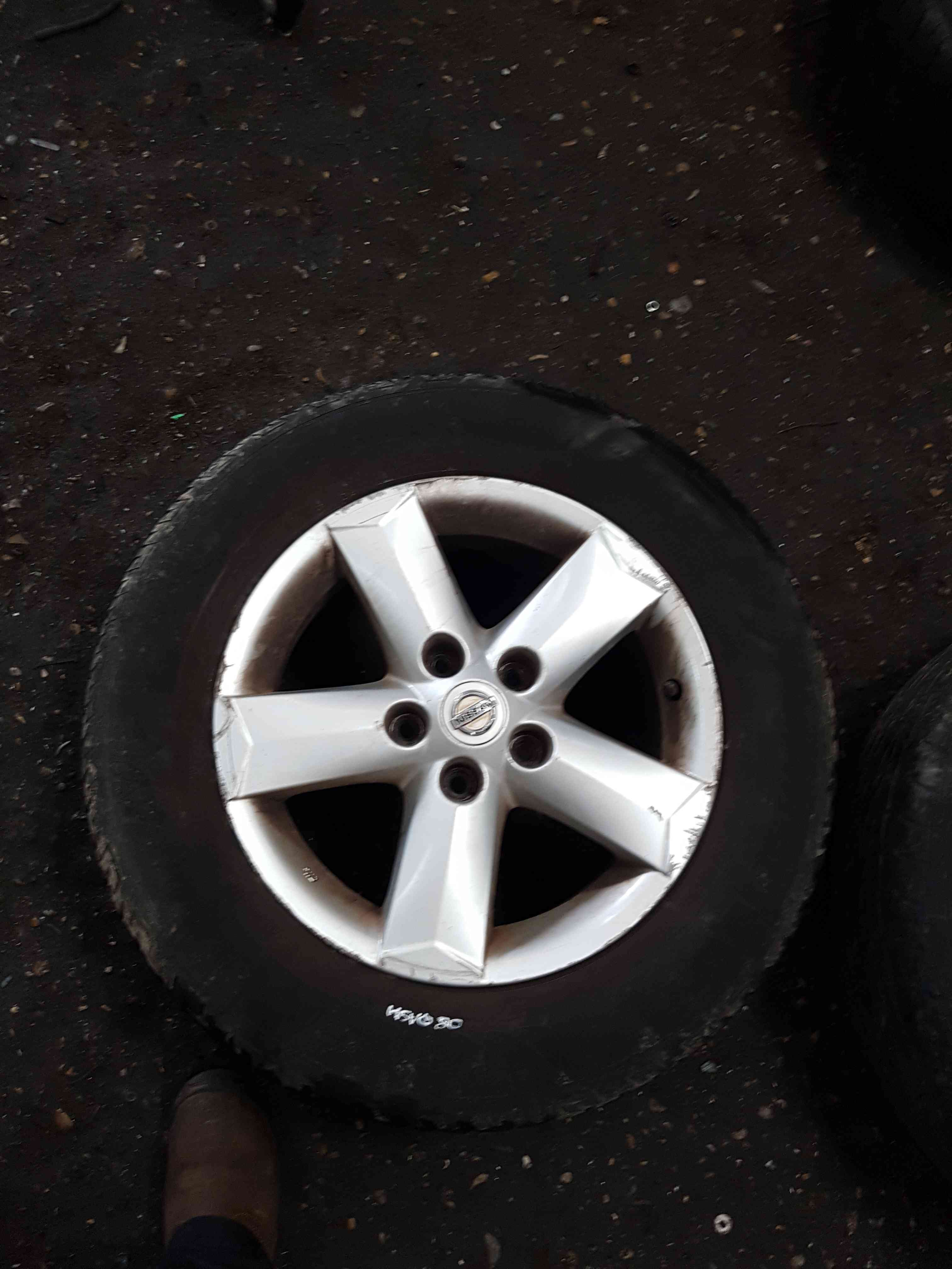 Thumb 4 Nissan Qashqai MK2 2006-2013 Alloy Wheel 16Inch + Tyre 215 65 16 5Mm 4/5