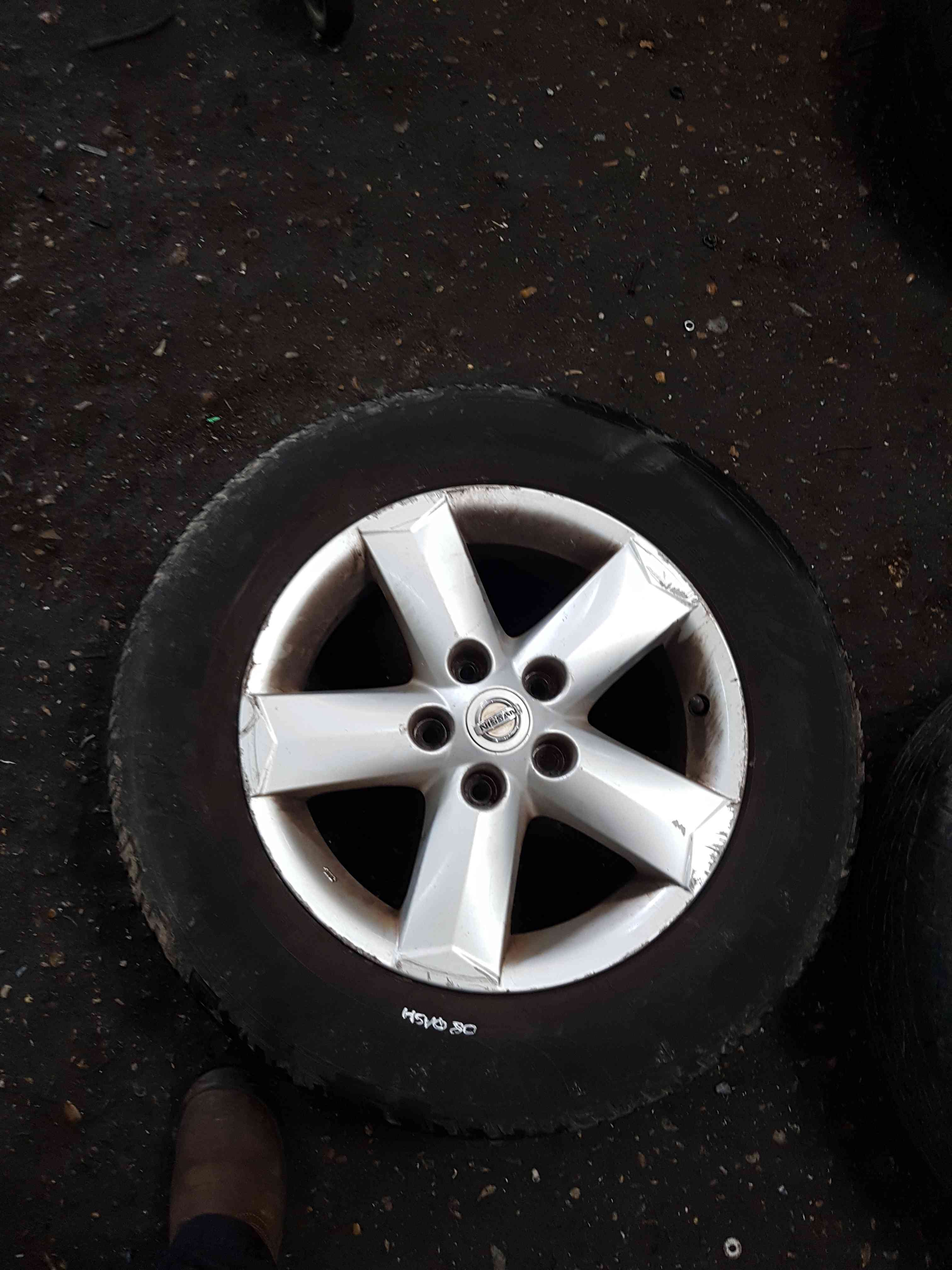 Thumb 5 Nissan Qashqai MK2 2006-2013 Alloy Wheel 16Inch + Tyre 215 65 16 5Mm 4/5