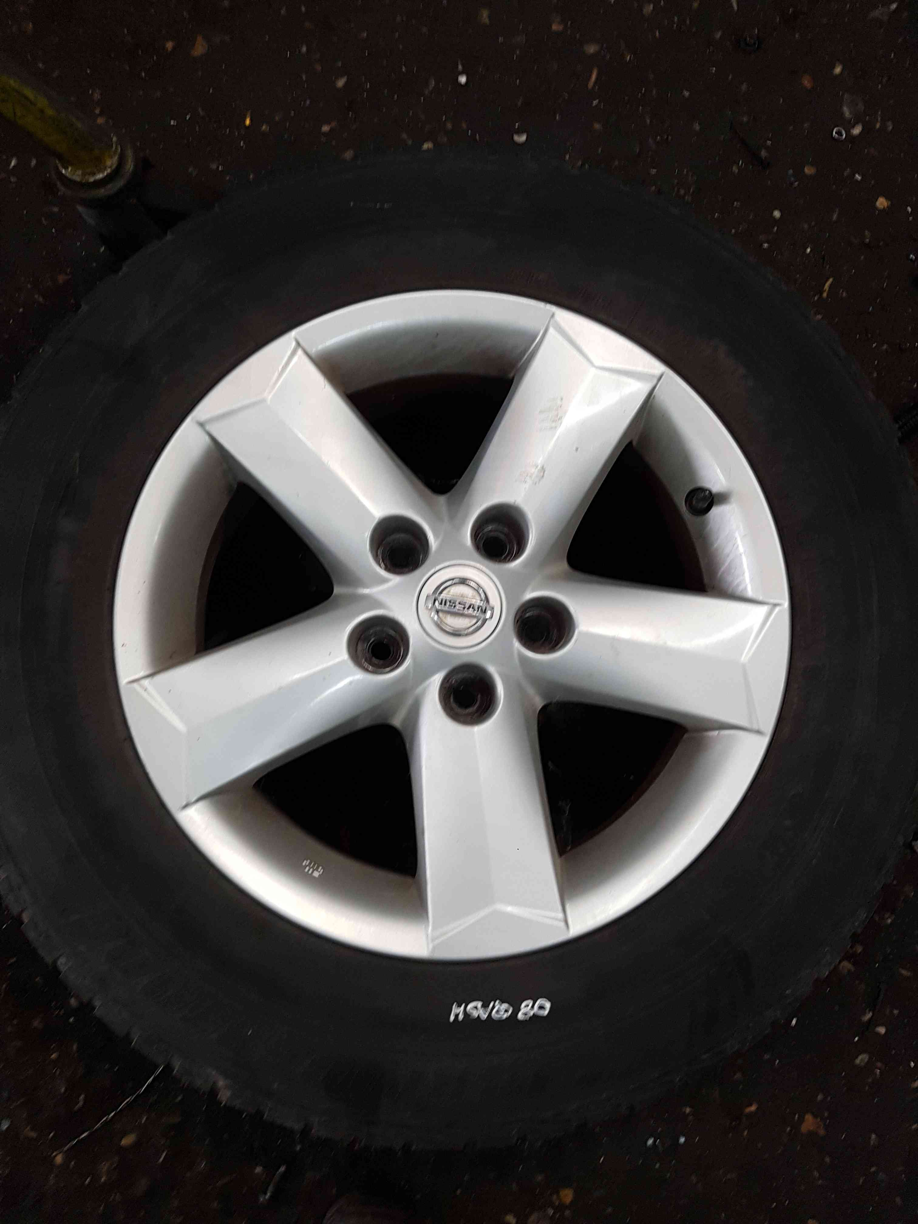 Thumb 4 Nissan Qashqai MK2 2006-2013 Alloy Wheel 16Inch + Tyre 215 65 16 6Mm 4/5