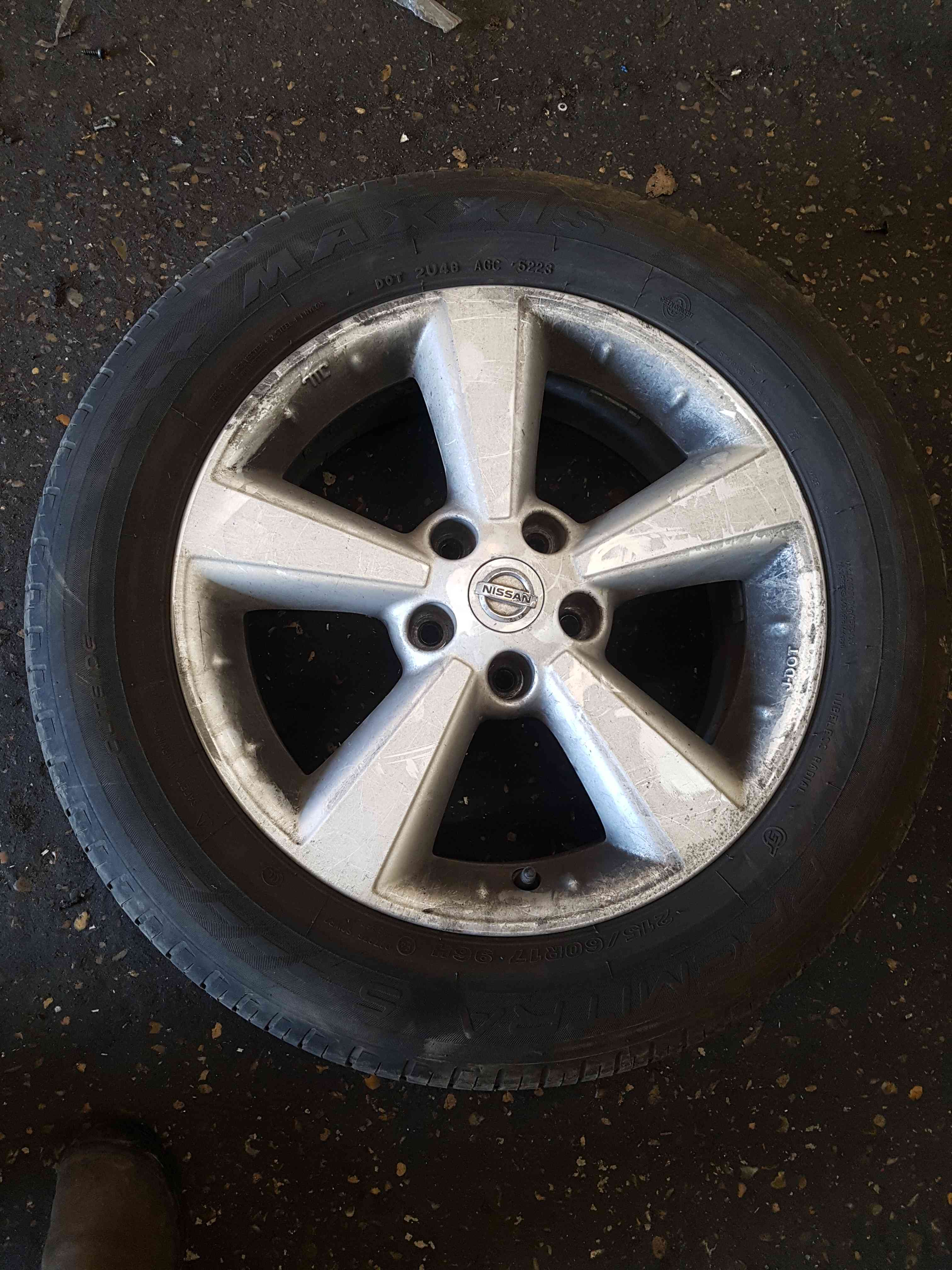 Thumb 3 Nissan Qashqai MK2 2006-2013 Alloy Wheel 17Inch + Tyre 215 60 17 40300Ey17c 3/5
