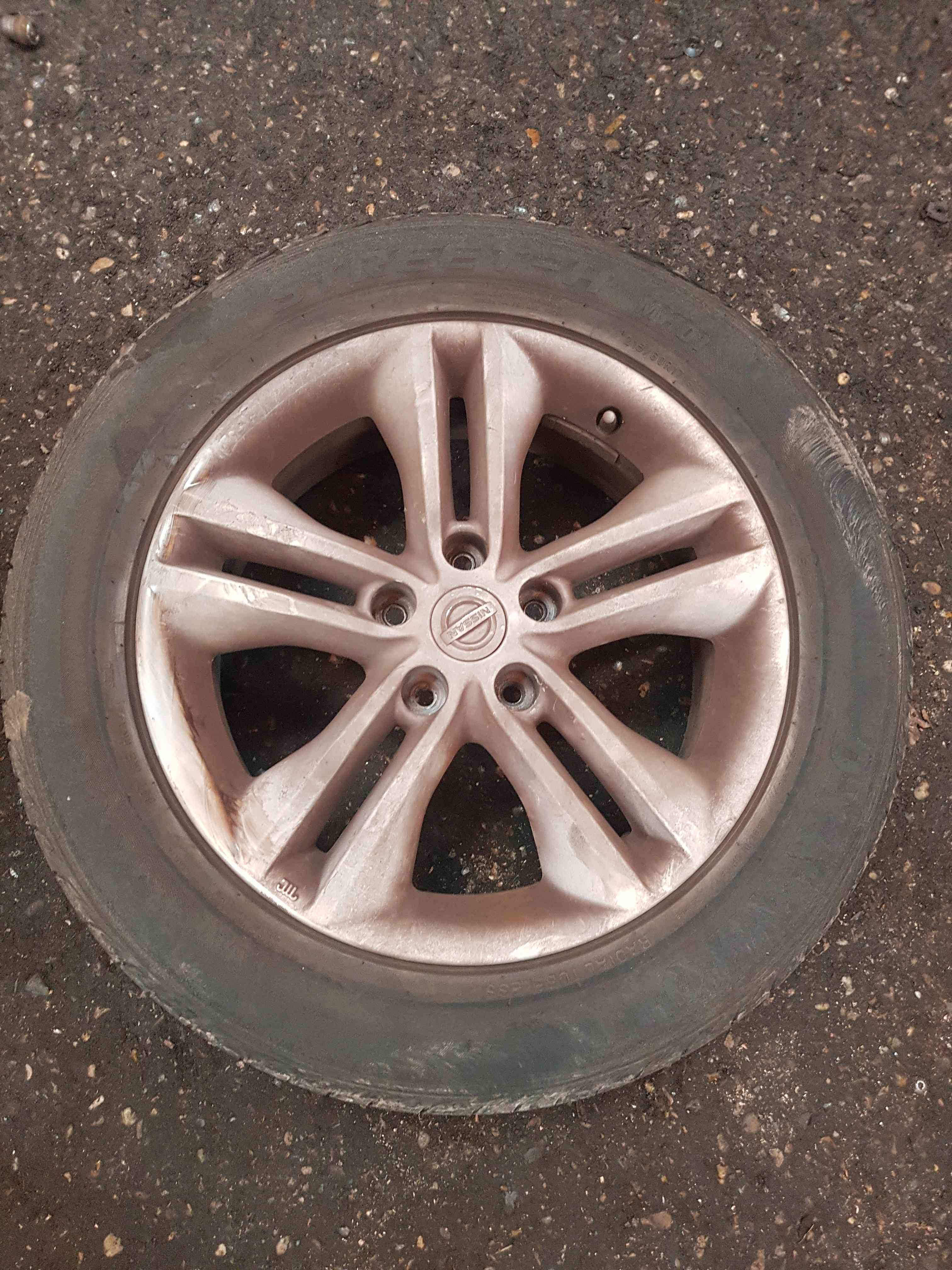 Thumb 3 Nissan Qashqai MK2 2006-2013 Alloy Wheel 17Inch 40300BR07A 4/5