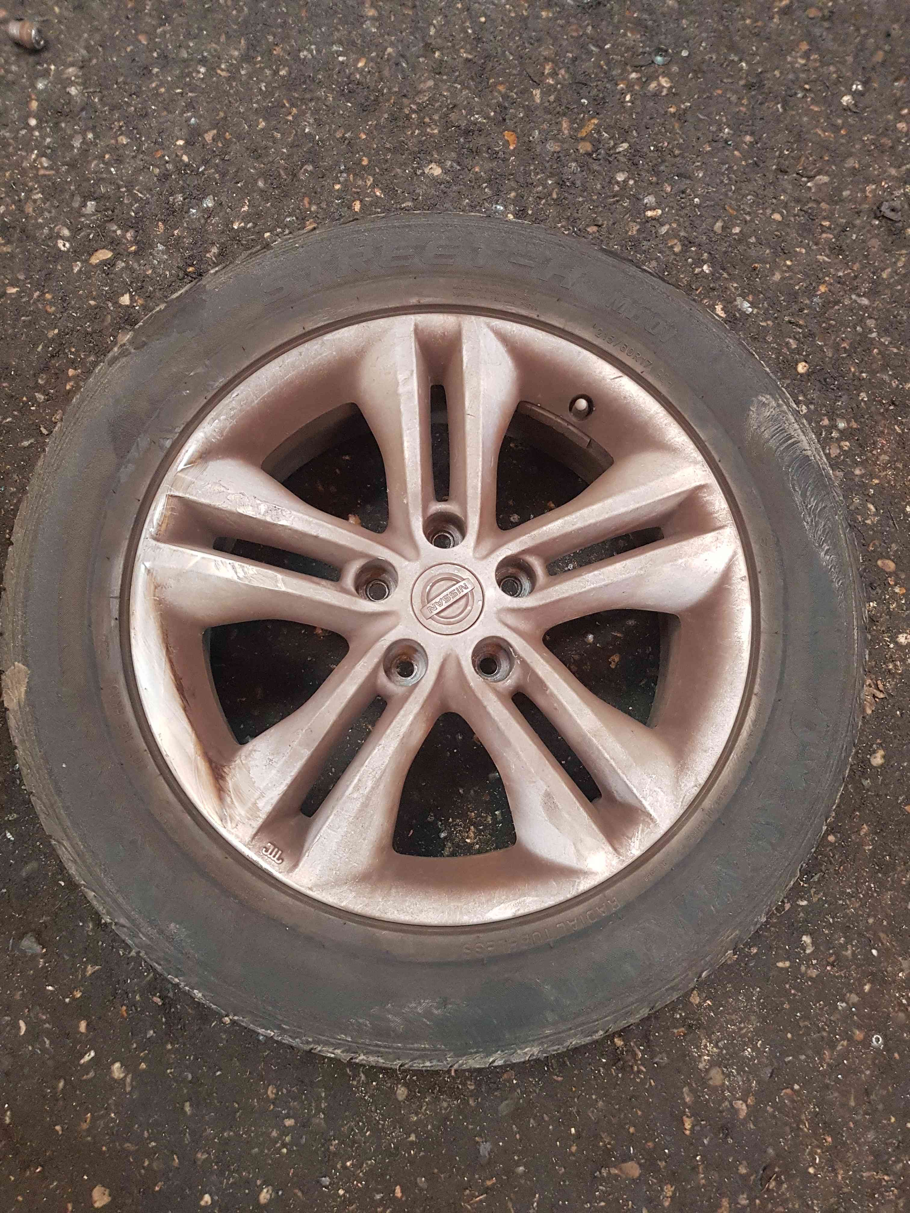 Thumb 4 Nissan Qashqai MK2 2006-2013 Alloy Wheel 17Inch 40300BR07A 4/5