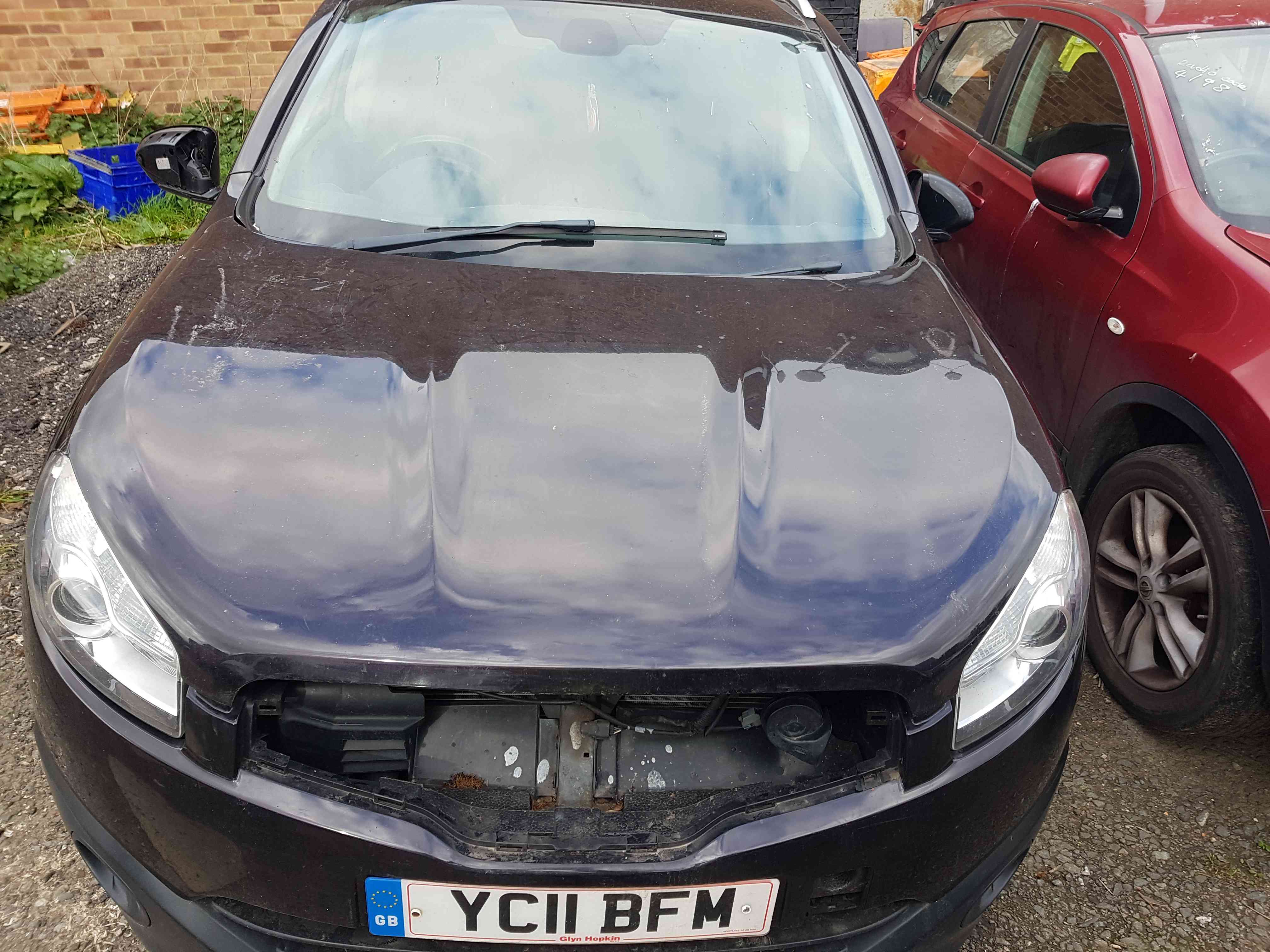 Thumb 2 Nissan Qashqai MK2 2006-2013 Front Bonnet Panel GAB Nightshade Purple