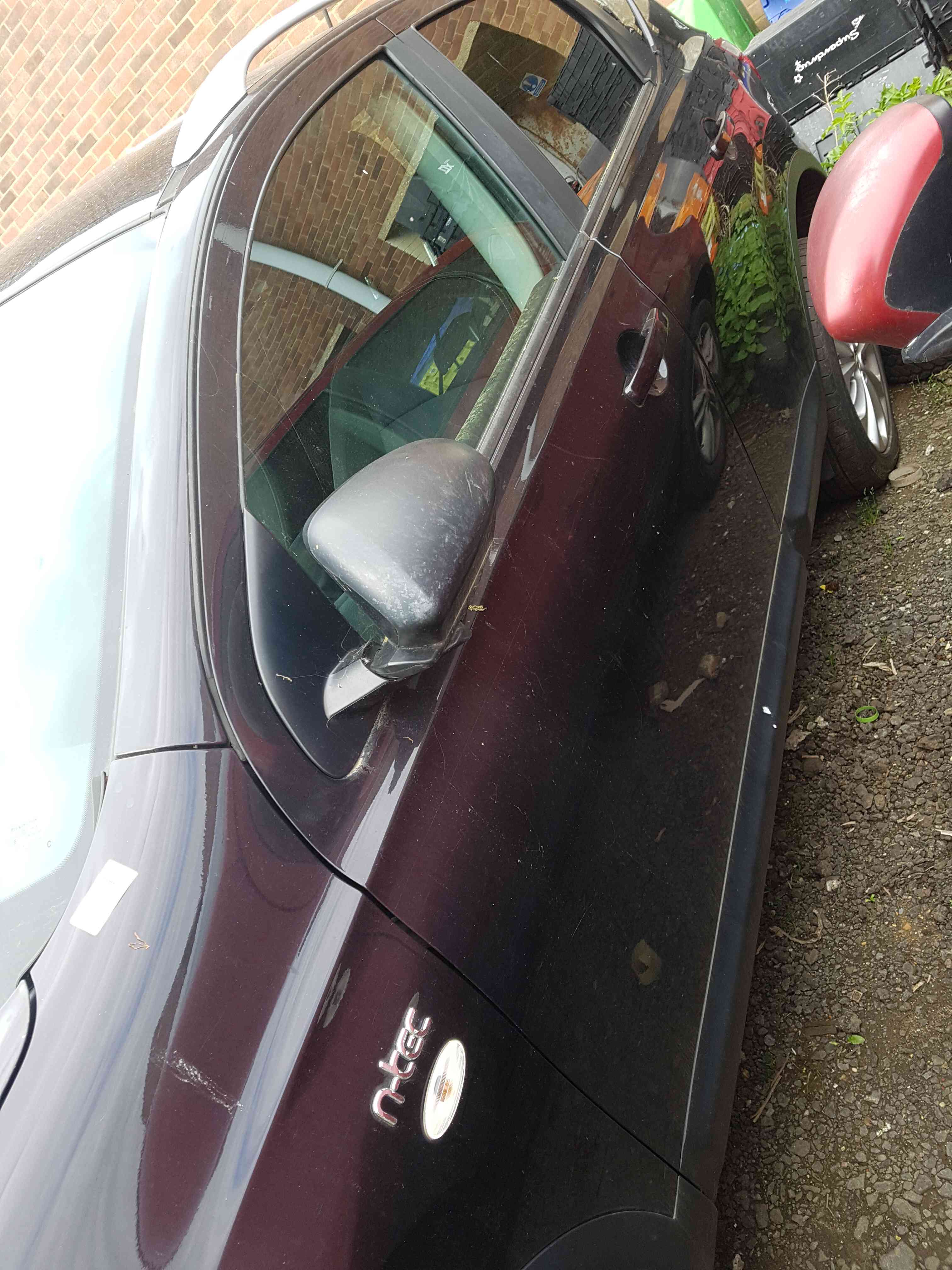 Thumb 5 Nissan Qashqai MK2 2006-2013 NSF Passenger Front Door GAB Nightshade Purple 