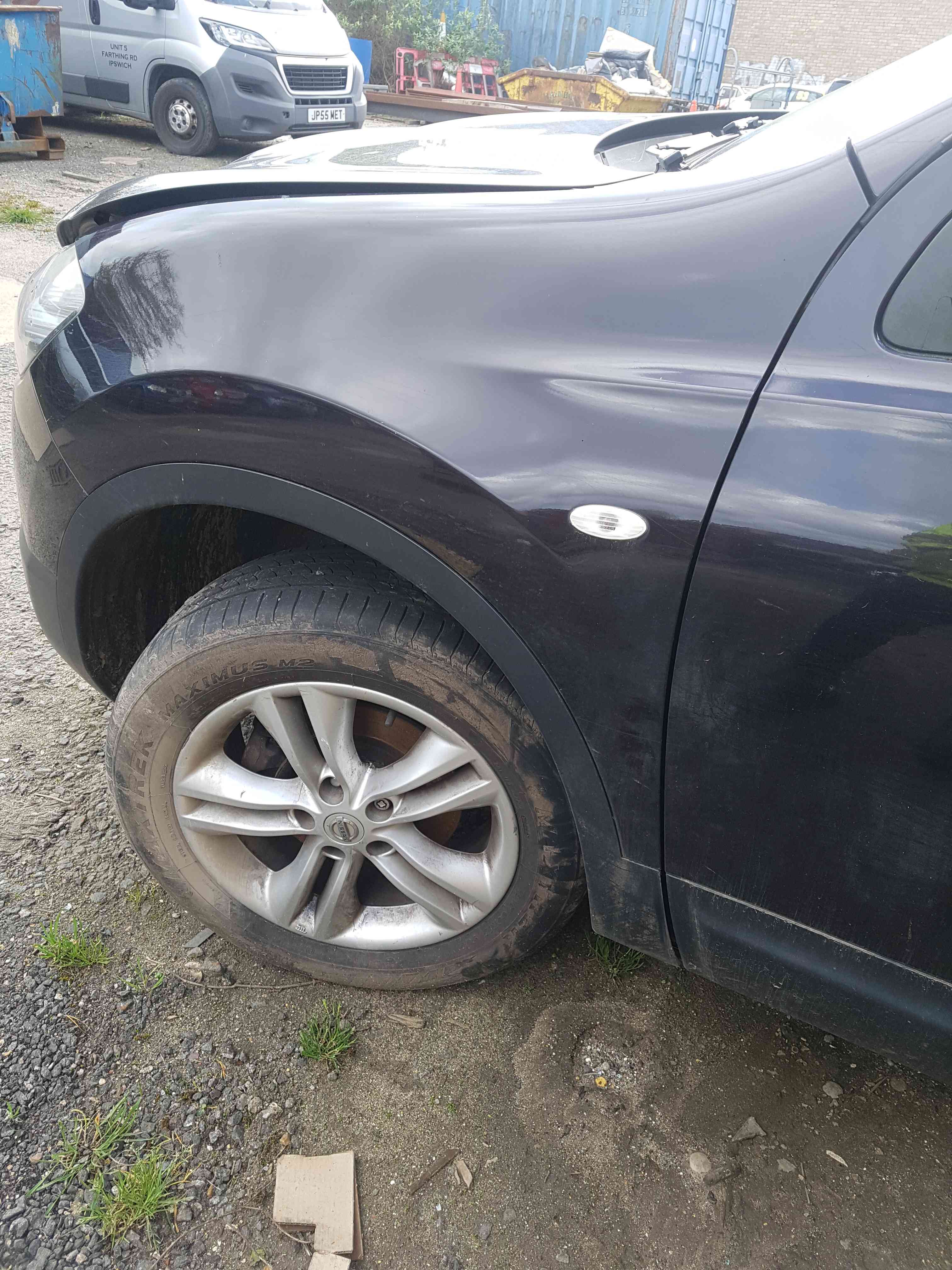 Thumb 2 Nissan Qashqai MK2 2006-2013 NSF Passenger Front Wing GAB Nightshade Purple 