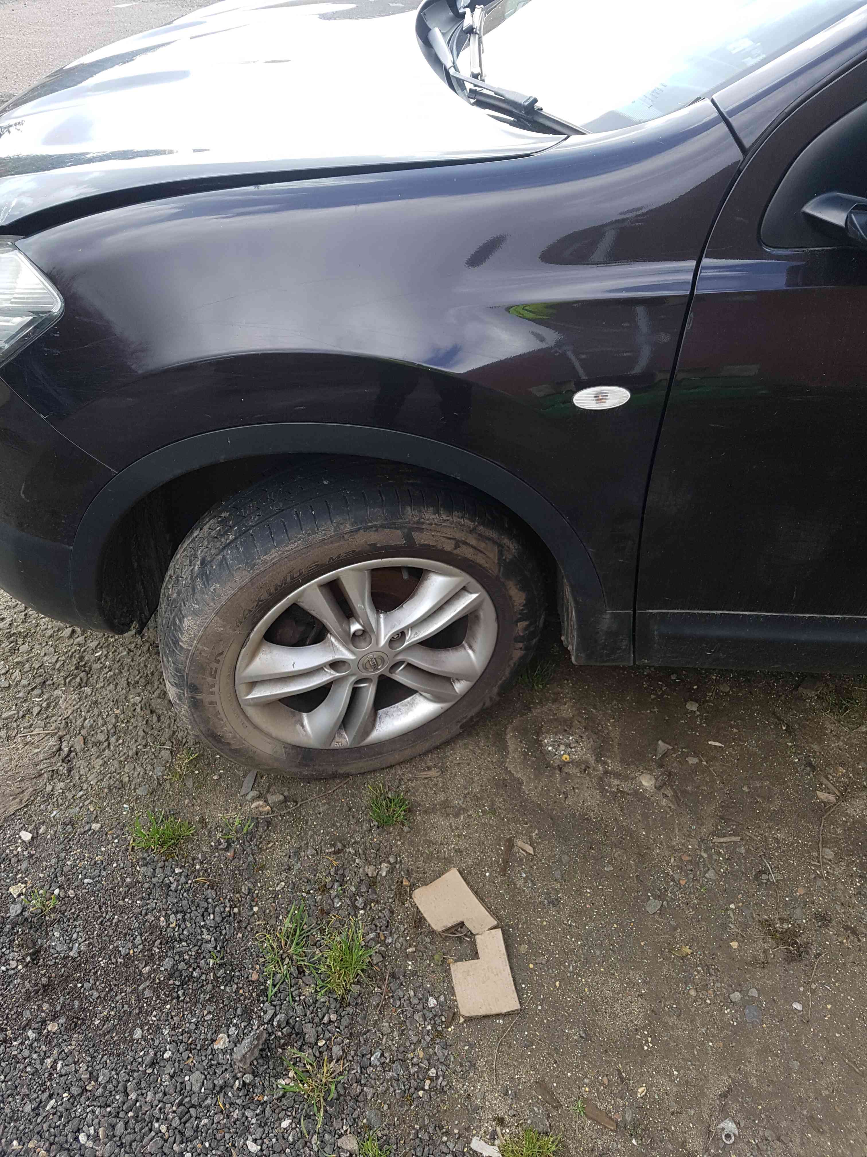 Thumb 5 Nissan Qashqai MK2 2006-2013 NSF Passenger Front Wing GAB Nightshade Purple 