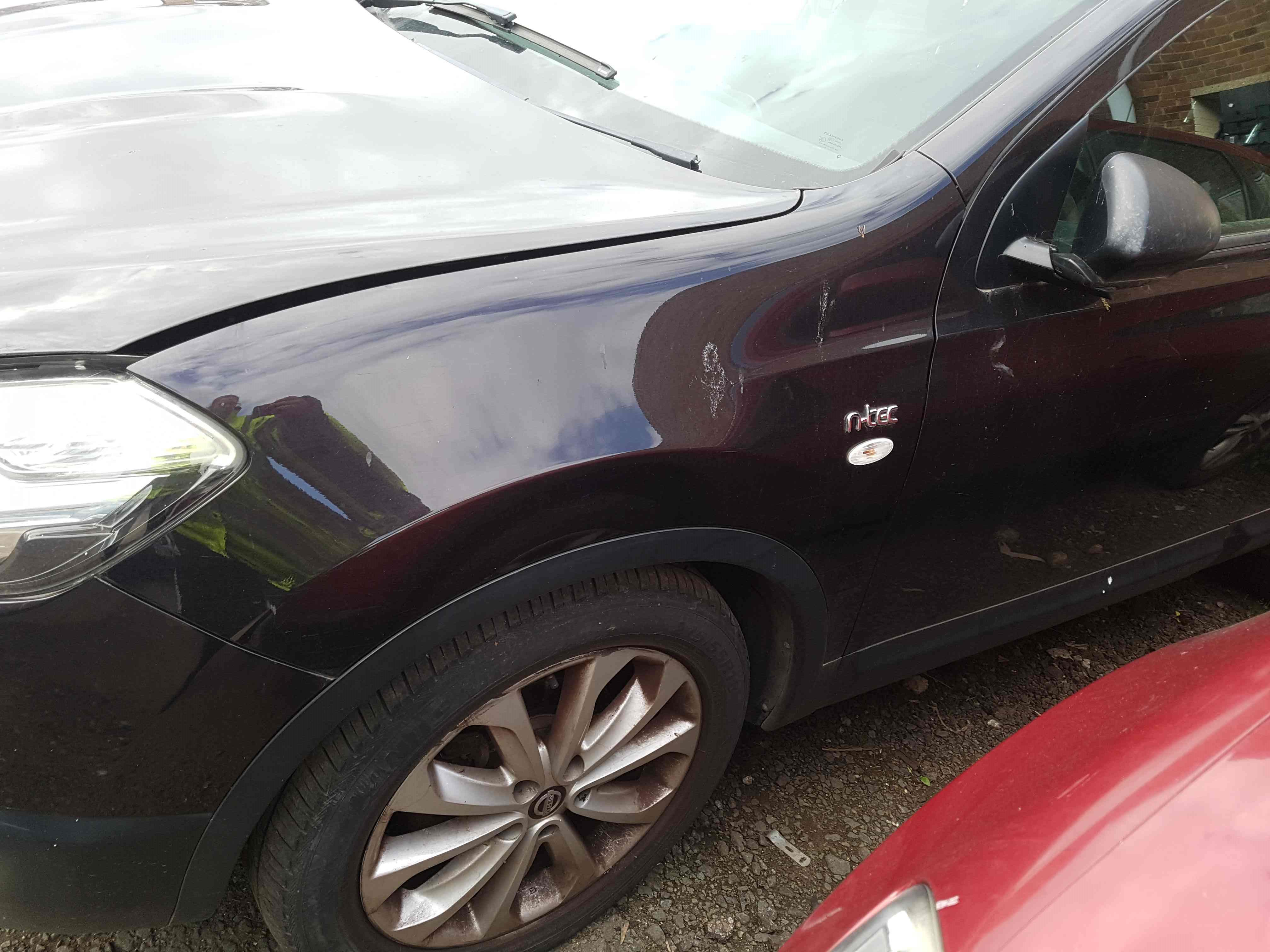 Thumb 2 Nissan Qashqai MK2 2006-2013 NSF Passenger Front Wing GAB Nightshade Purple 